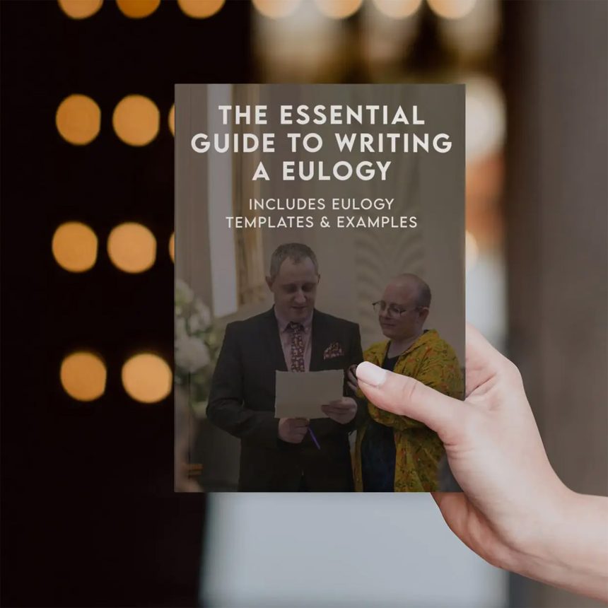 The Essential Guide to Writing a Eulogy (Instant Download)