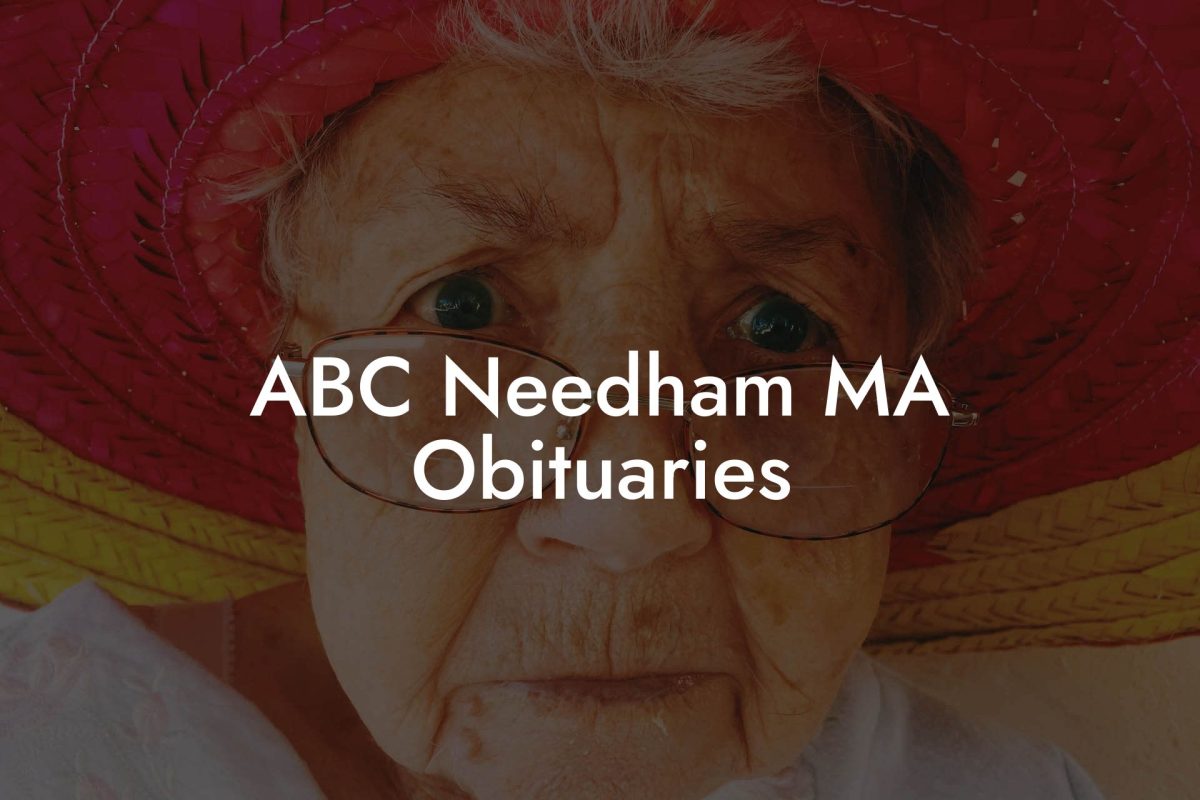 ABC Needham MA Obituaries