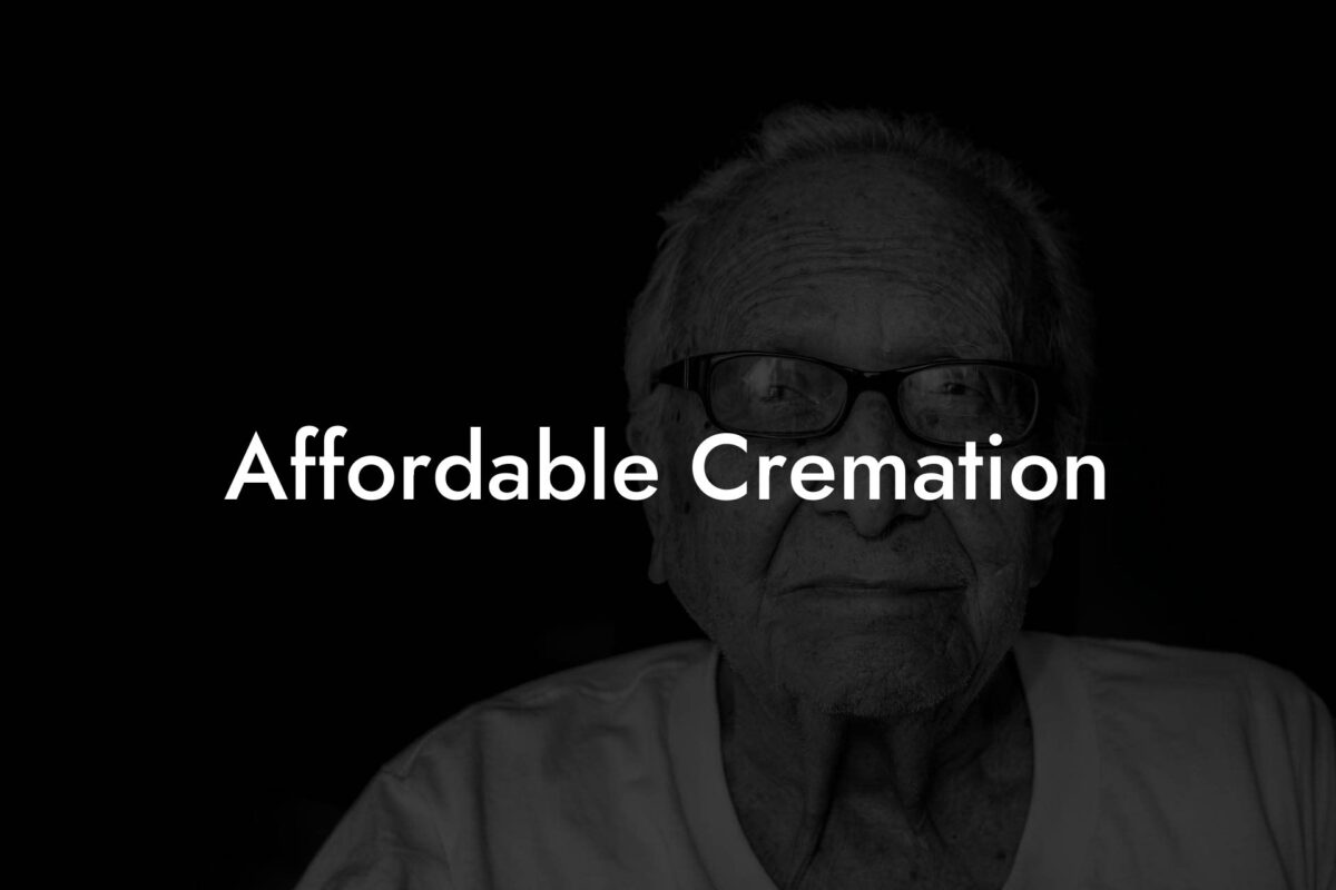 Affordable Cremation