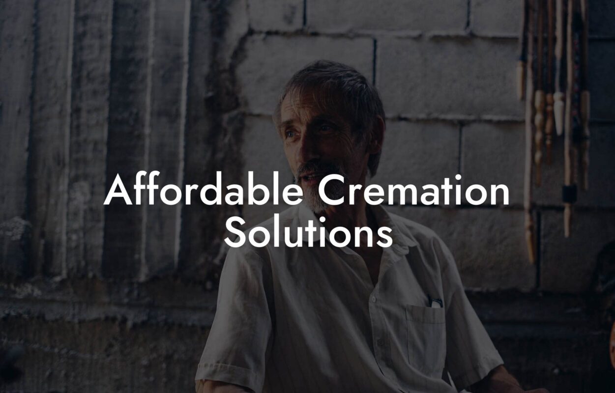 Affordable Cremation Solutions