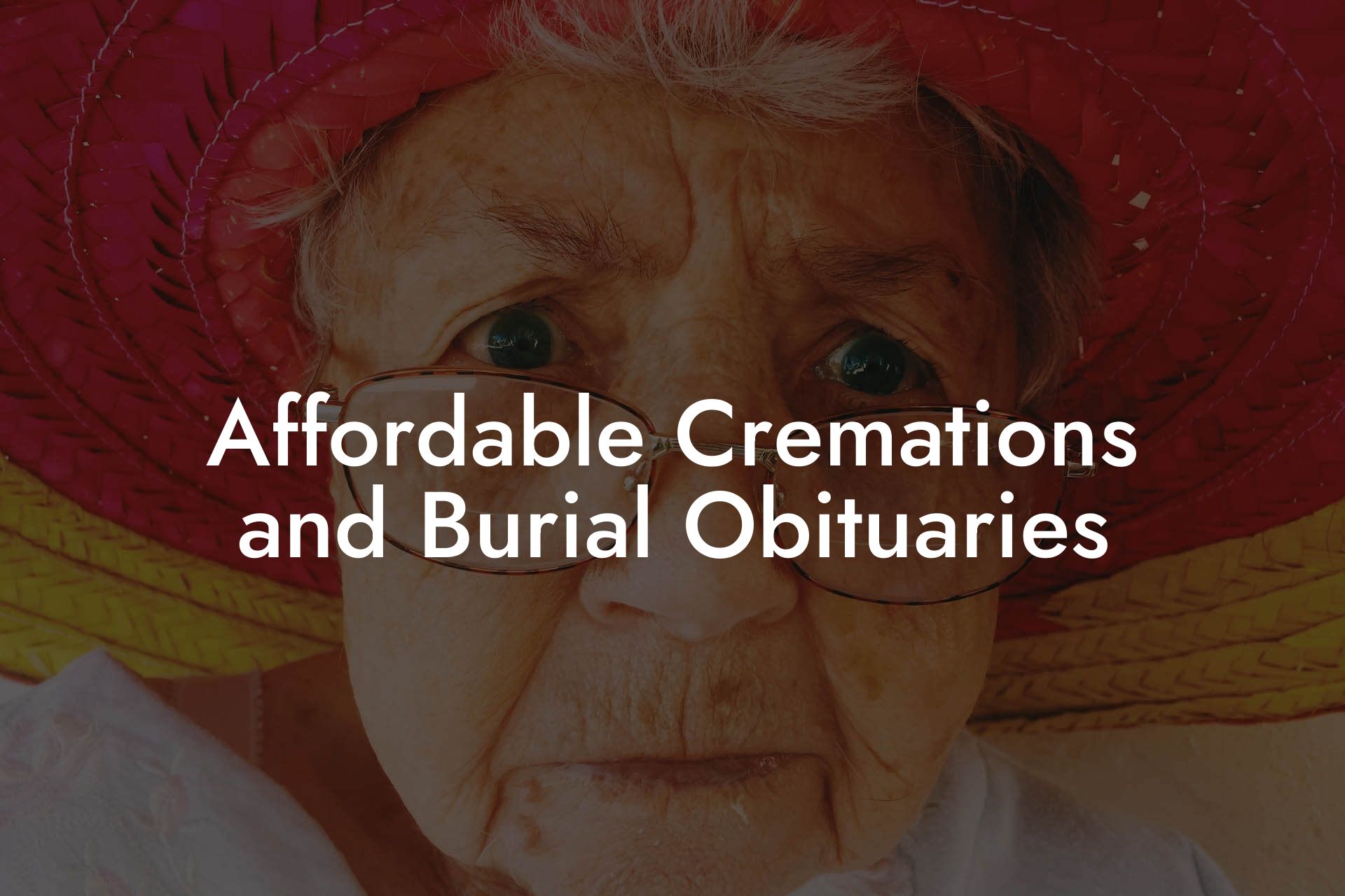 Affordable Cremations and Burial Obituaries