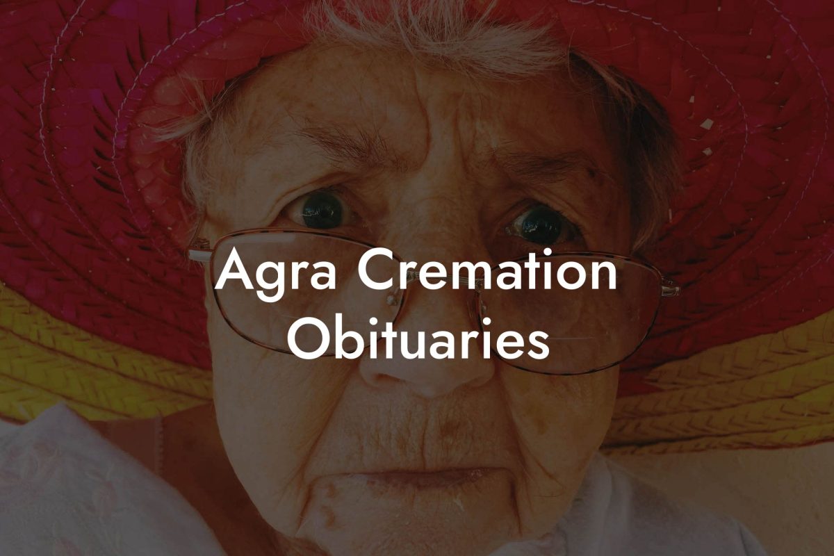 Agra Cremation Obituaries