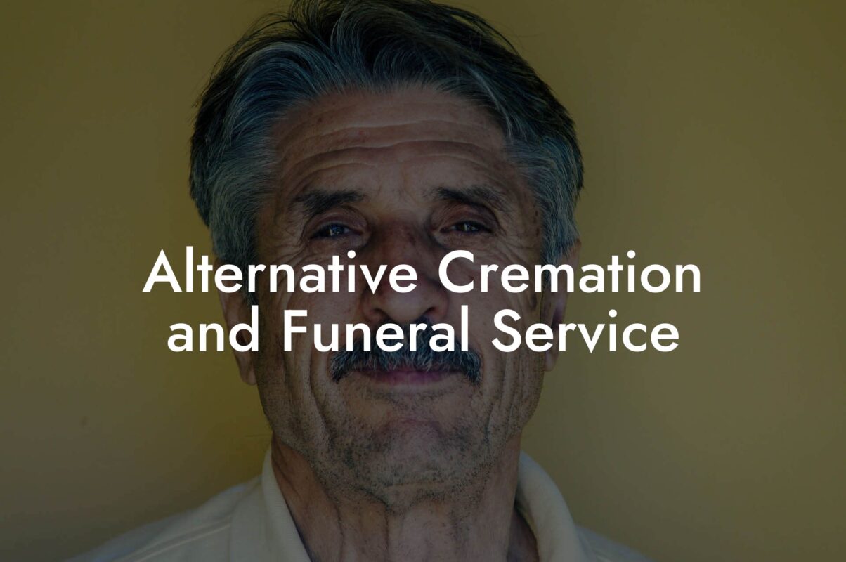 Alternative Cremation and Funeral Service