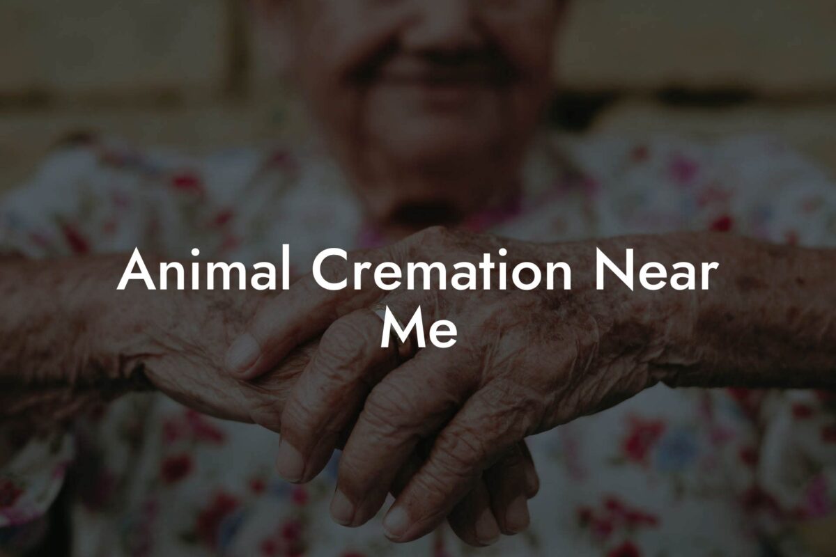 Animal Cremation Near Me