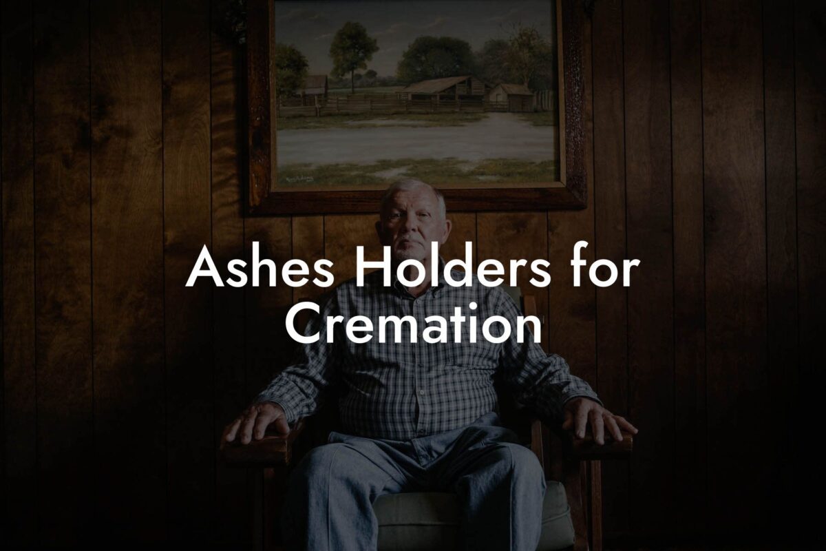 Ashes Holders for Cremation