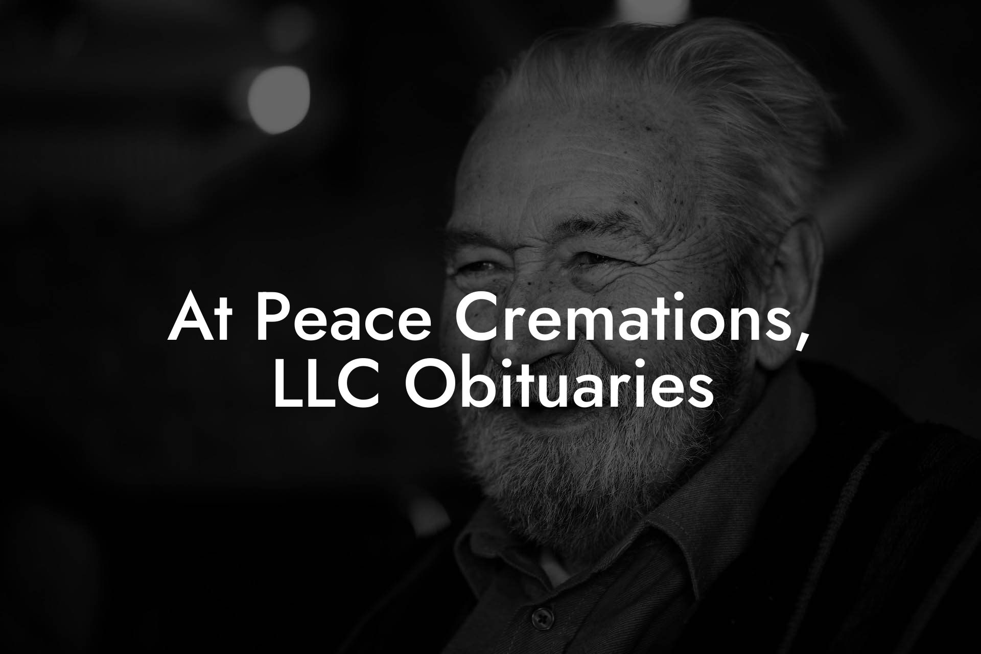 At Peace Cremations, LLC Obituaries