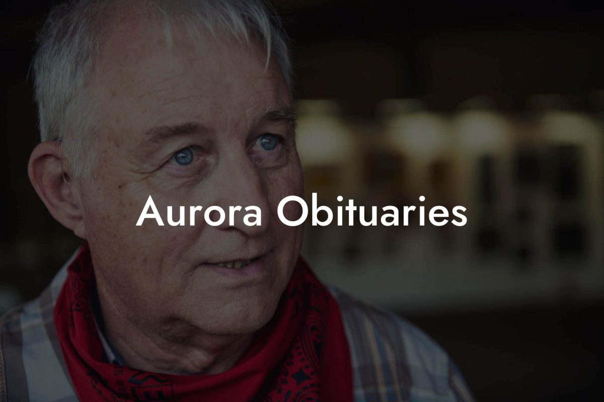 Aurora Obituaries