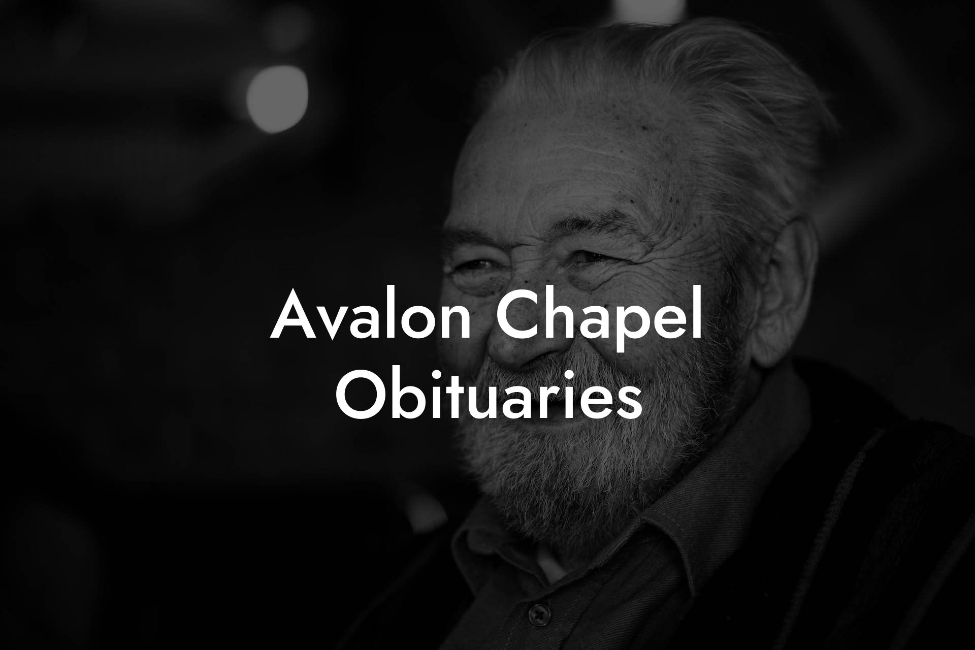 Avalon Chapel Obituaries