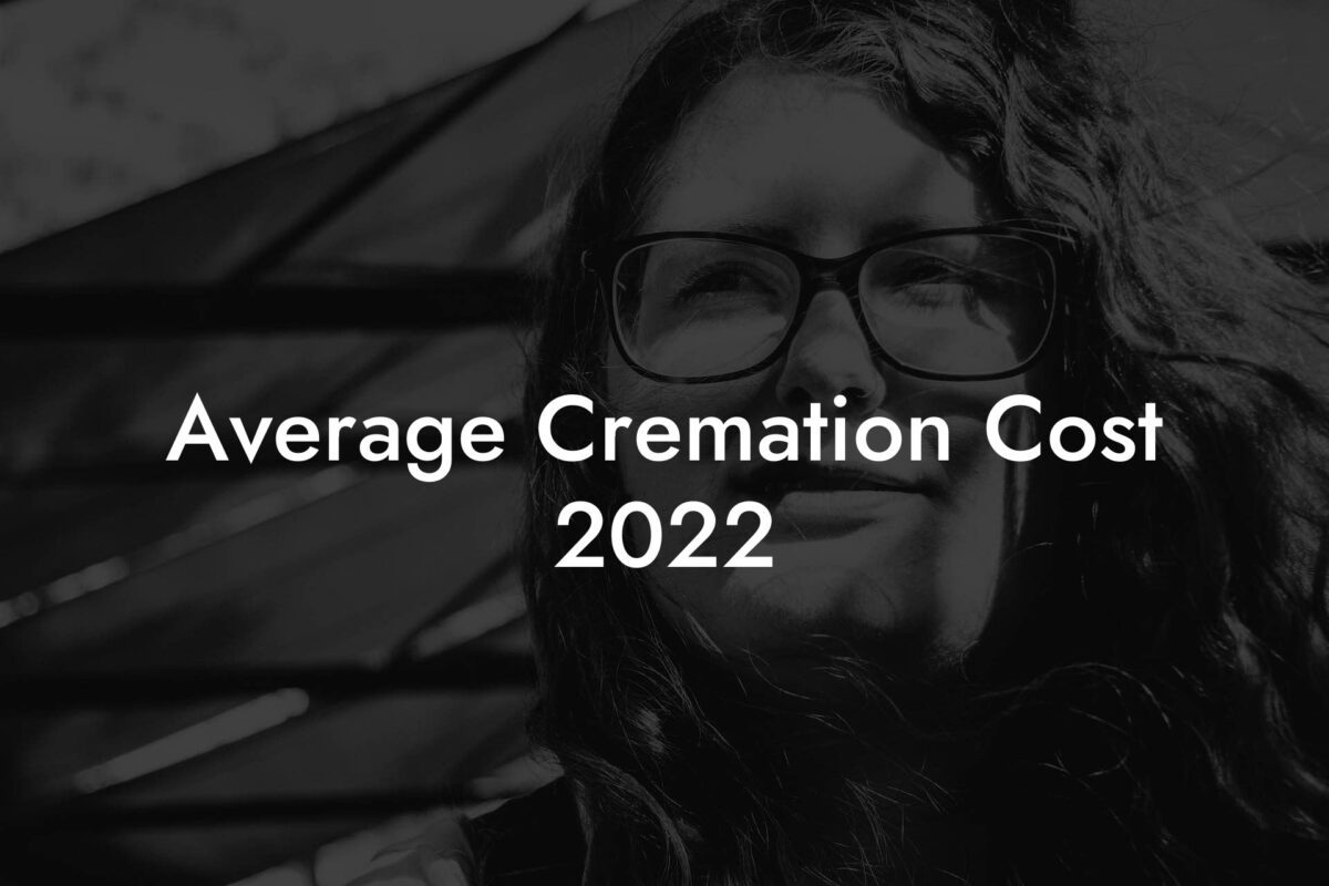 Average Cremation Cost 2022