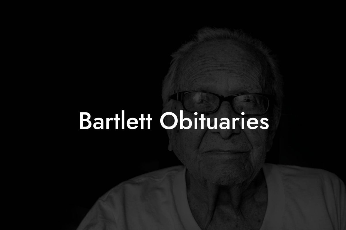 Bartlett Obituaries