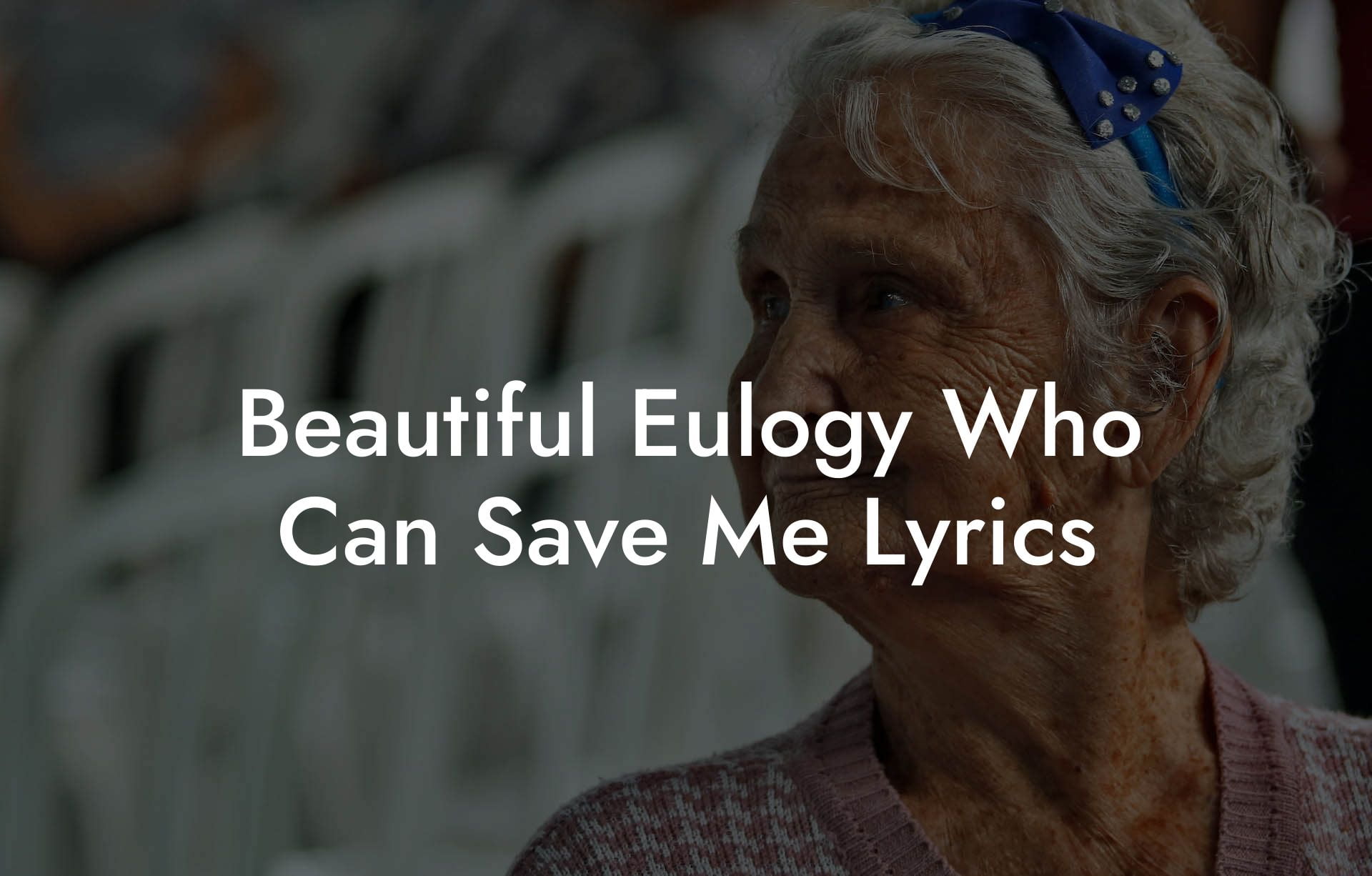 Beautiful Eulogy Who Can Save Me Lyrics