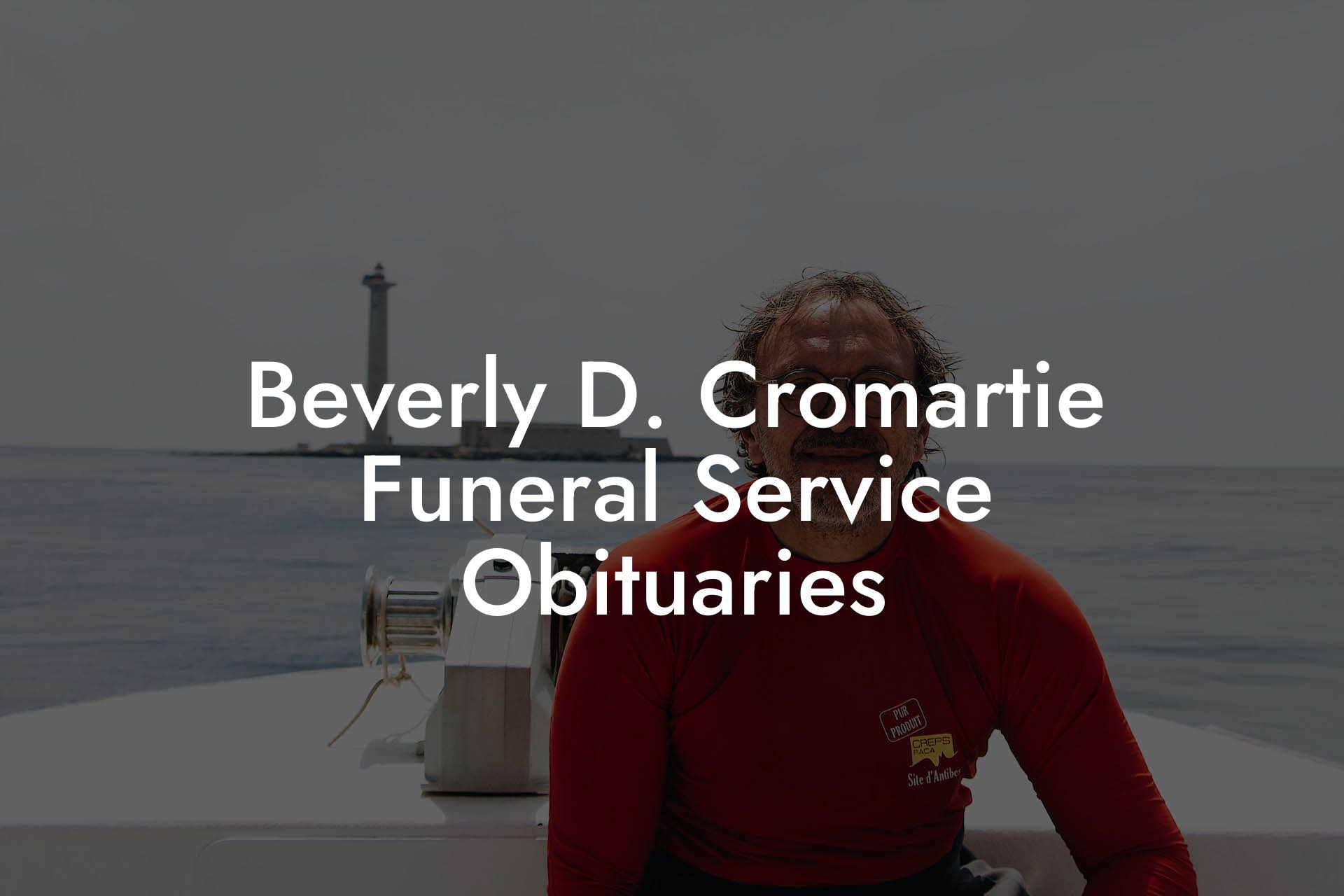 Beverly D. Cromartie Funeral Service Obituaries