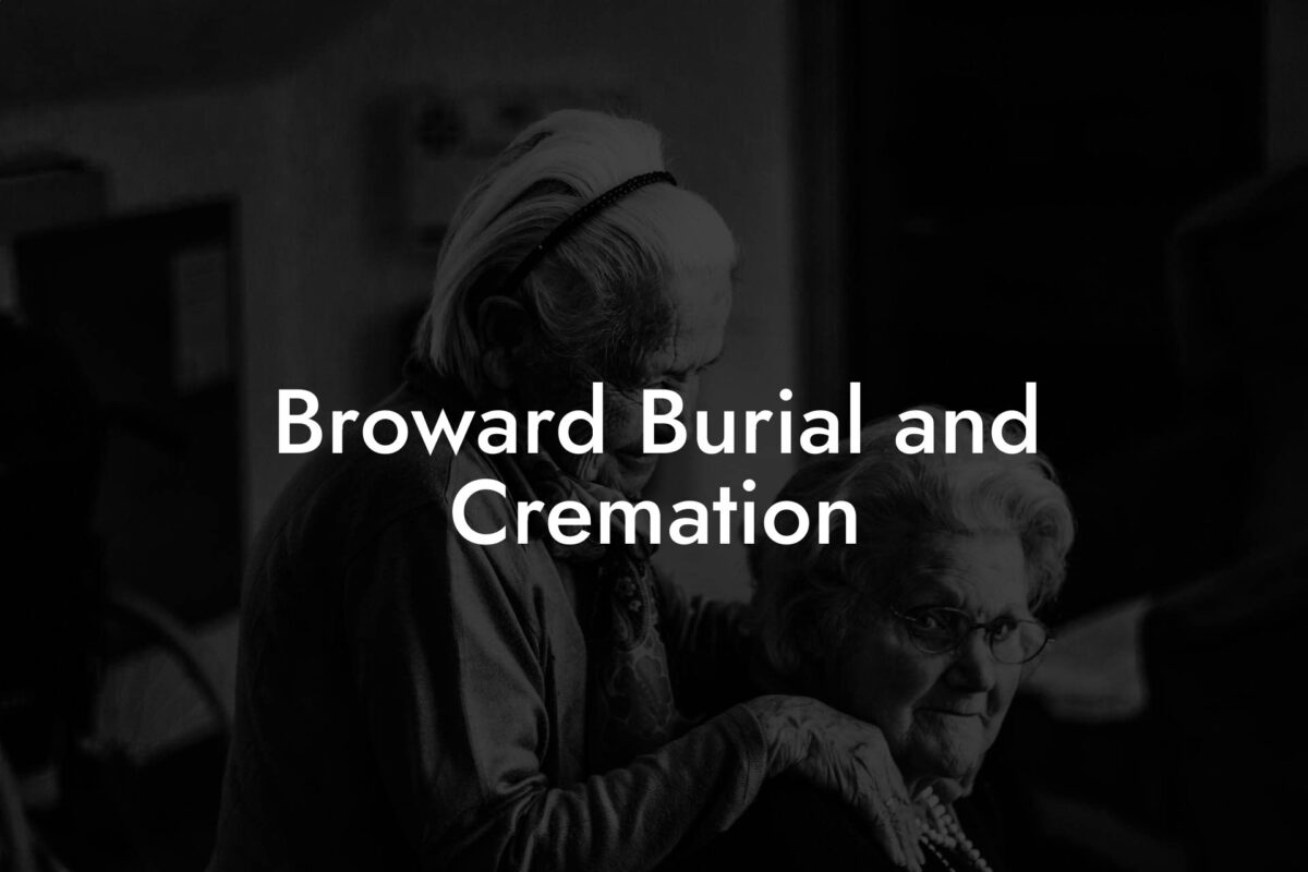 Broward Burial and Cremation