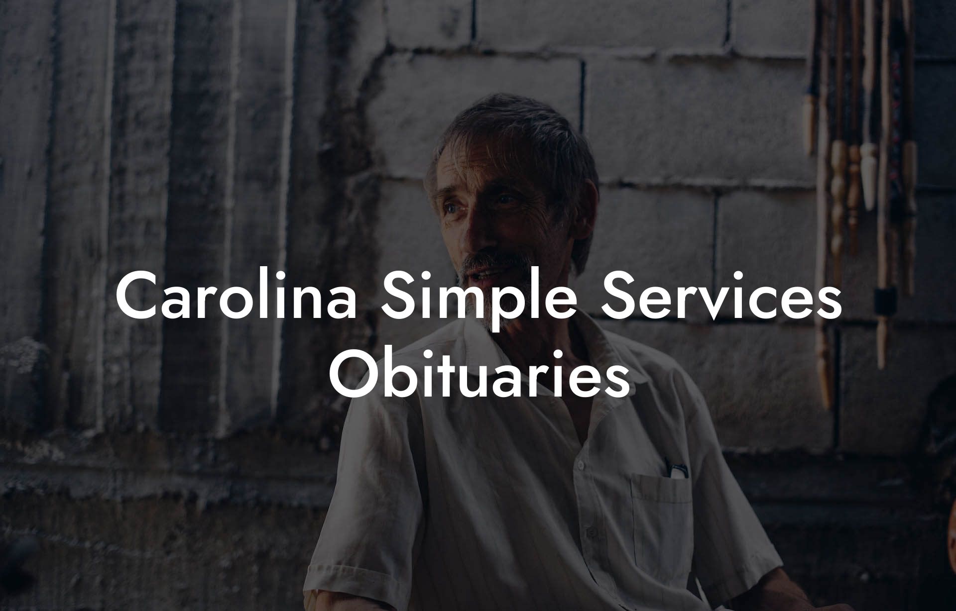 Carolina Simple Services Obituaries