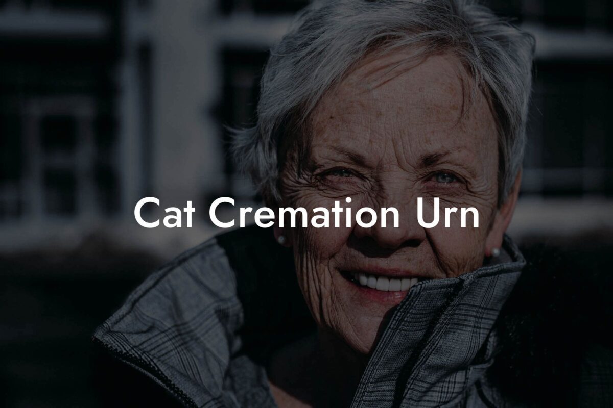 Cat Cremation Urn