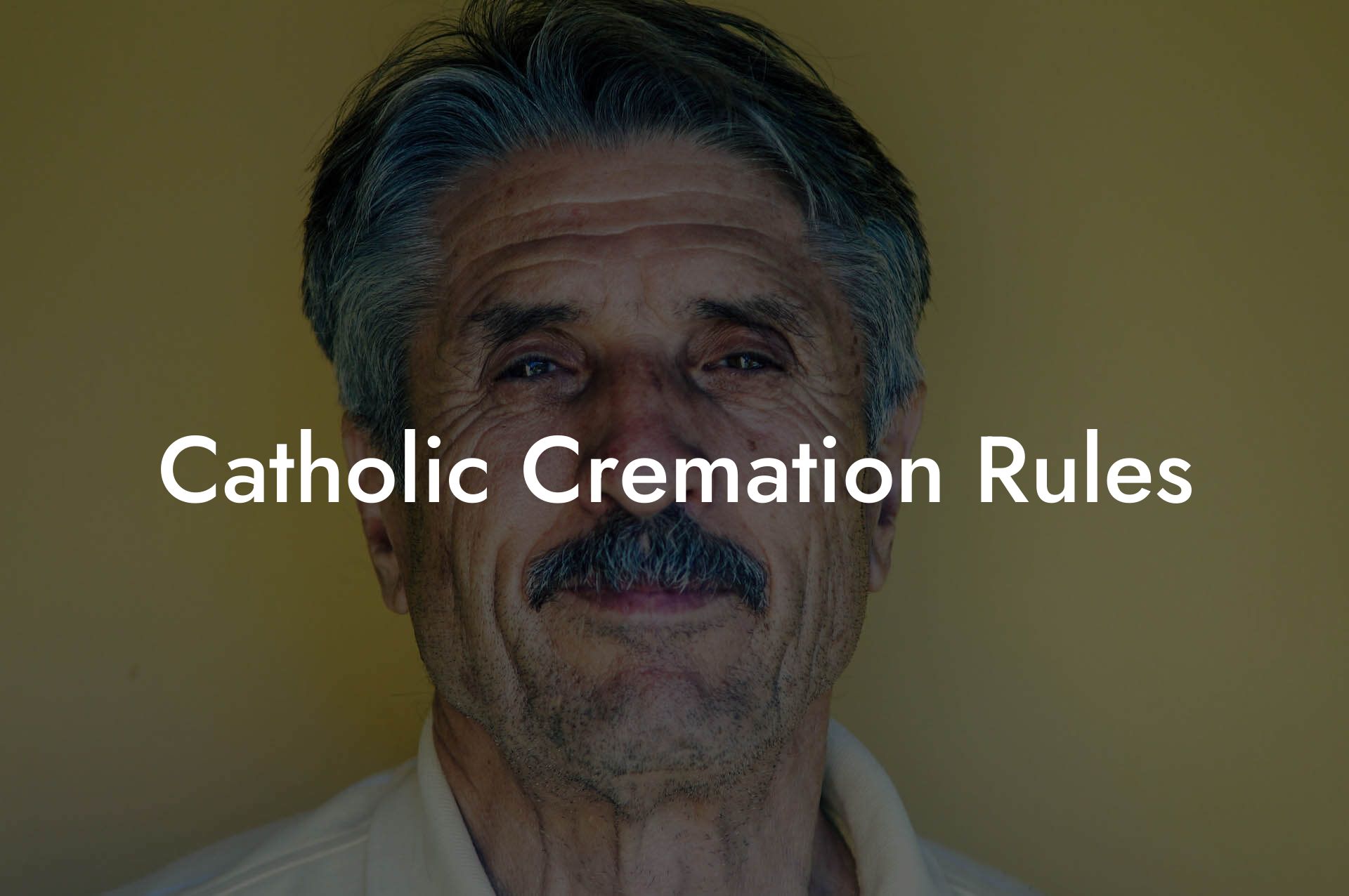 Catholic Cremation Rules