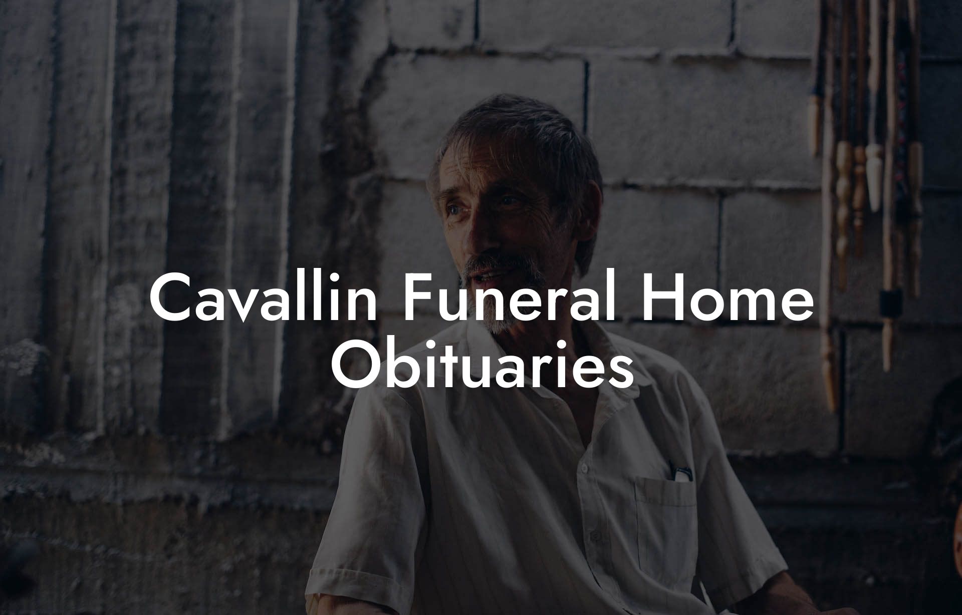 Cavallin Funeral Home Obituaries