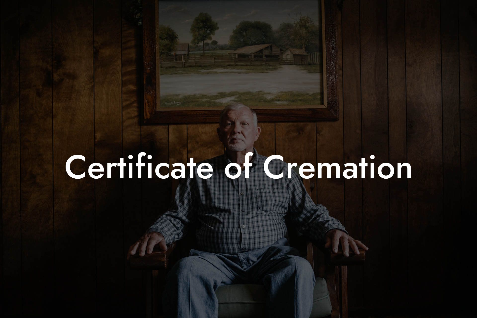 Certificate of Cremation
