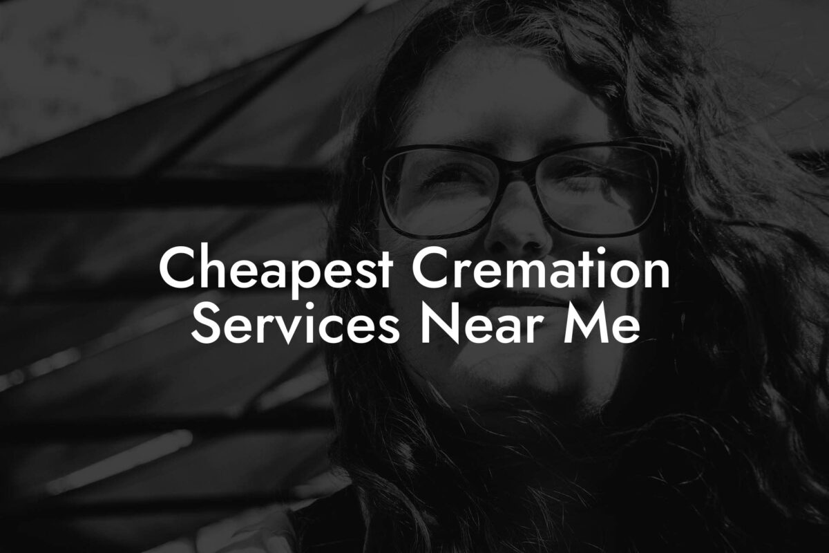 Cheapest Cremation Services Near Me