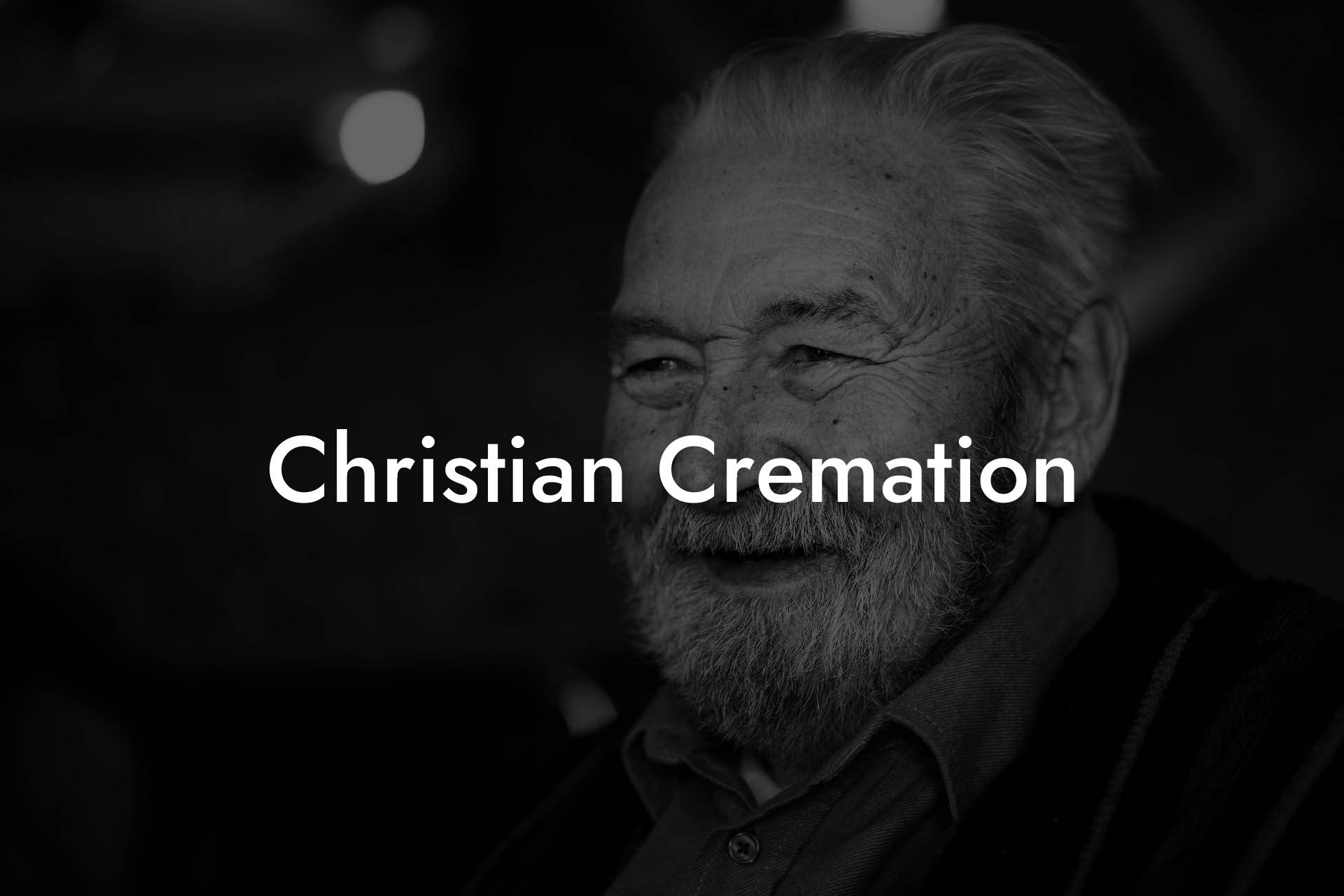 Christian Cremation