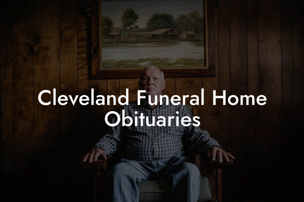 Cleveland Funeral Home Obituaries