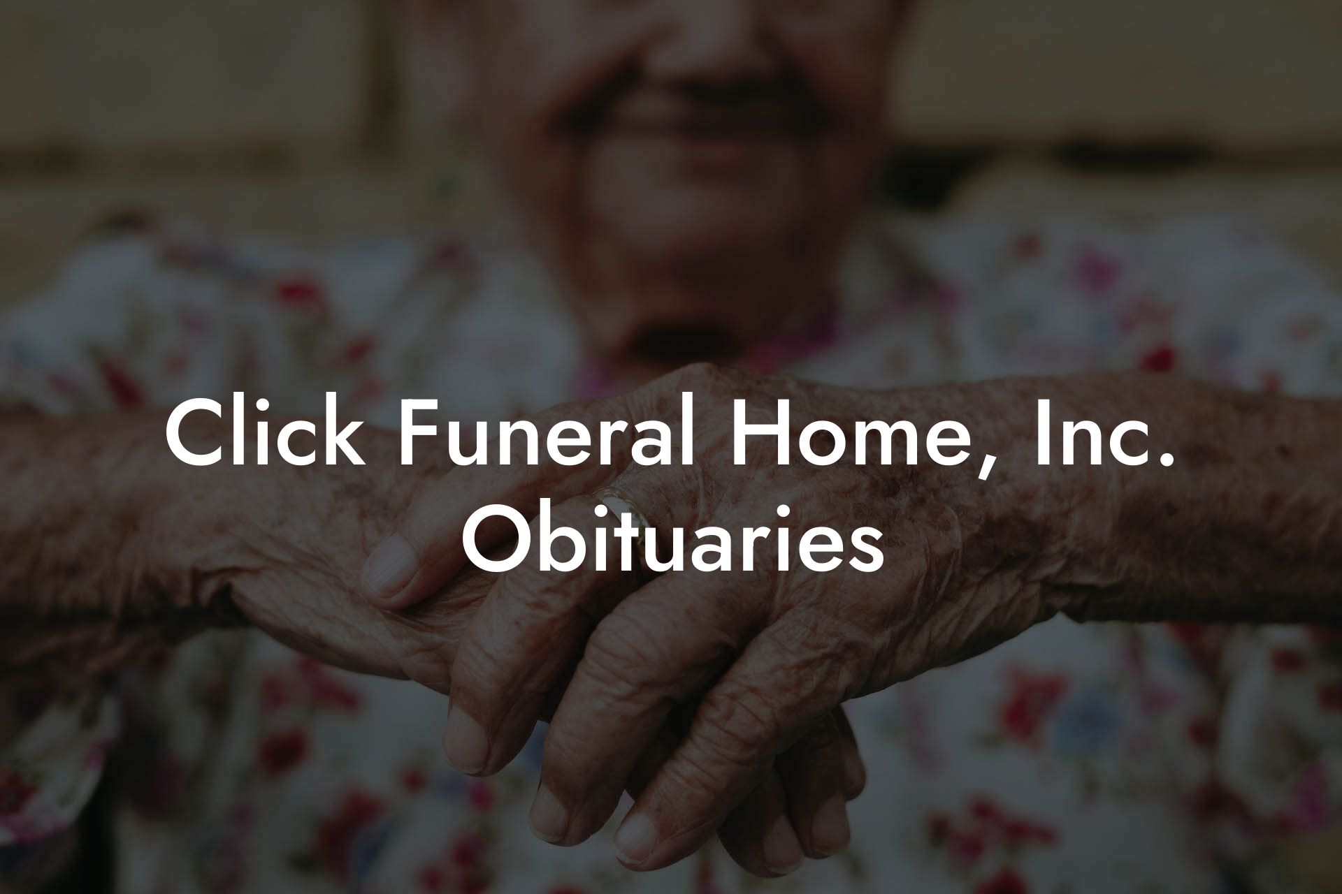 Click Funeral Home Inc Obituaries Eulogy Assistant