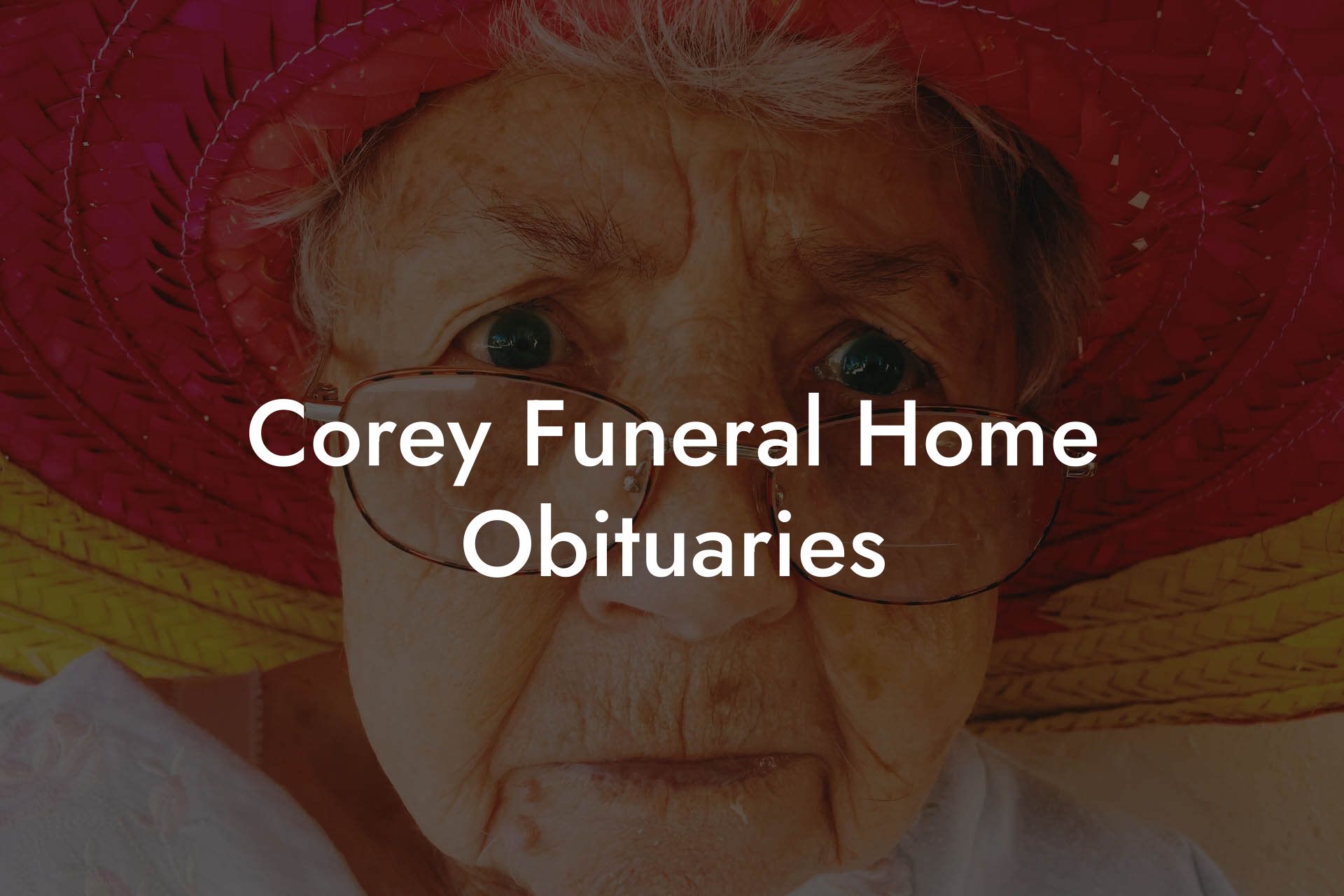 Corey Funeral Home Obituaries