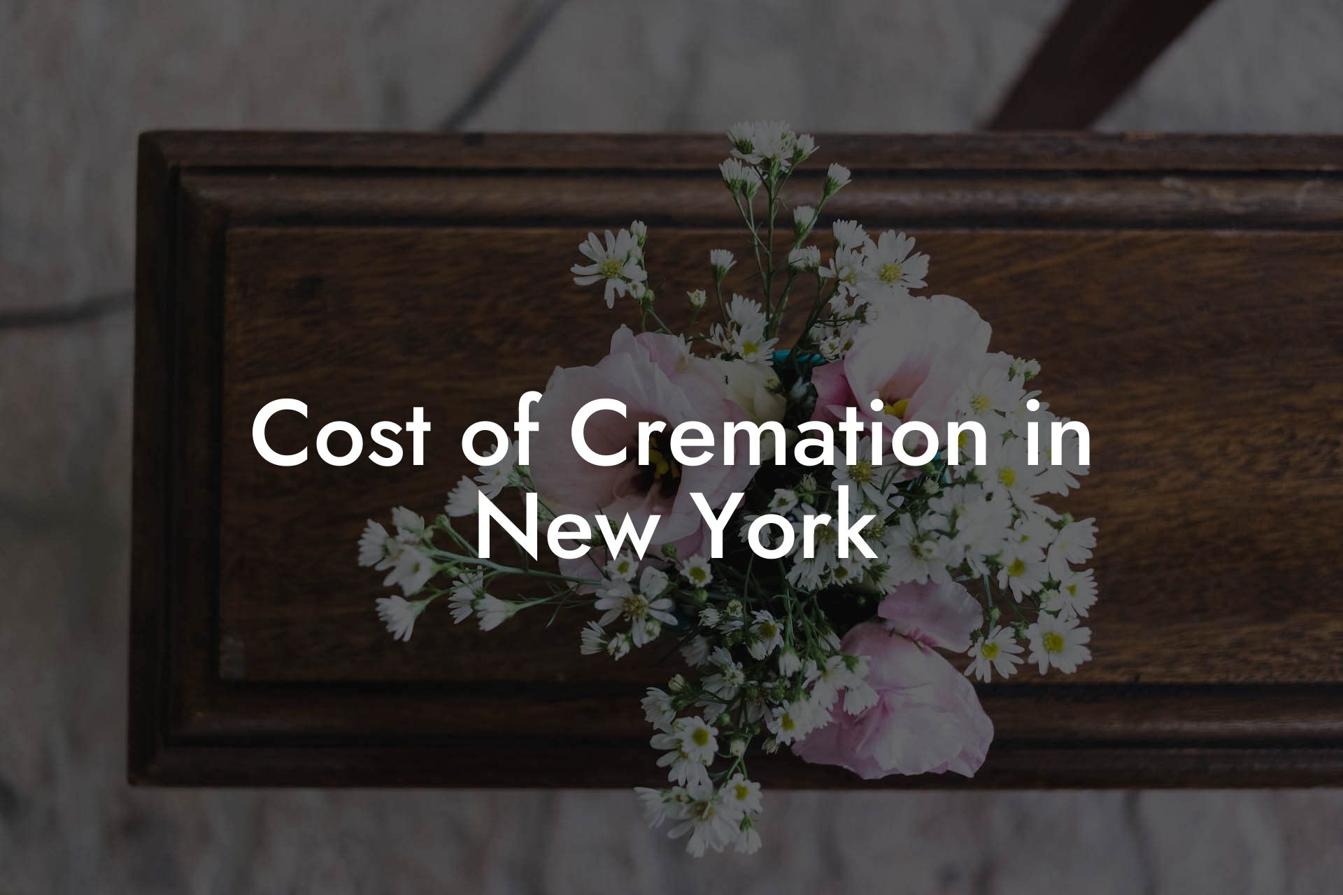 Cost of Cremation in New York