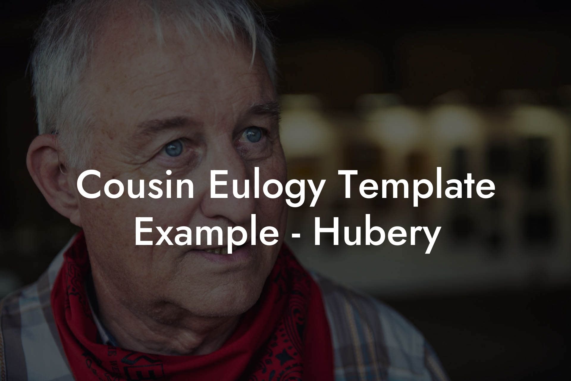 Cousin Eulogy Template Example   Hubery