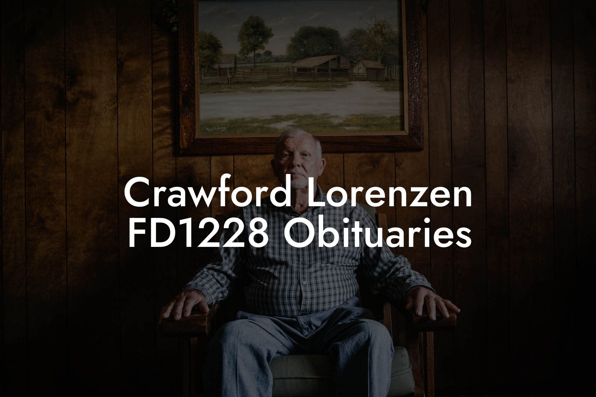 Crawford Lorenzen   FD1228 Obituaries
