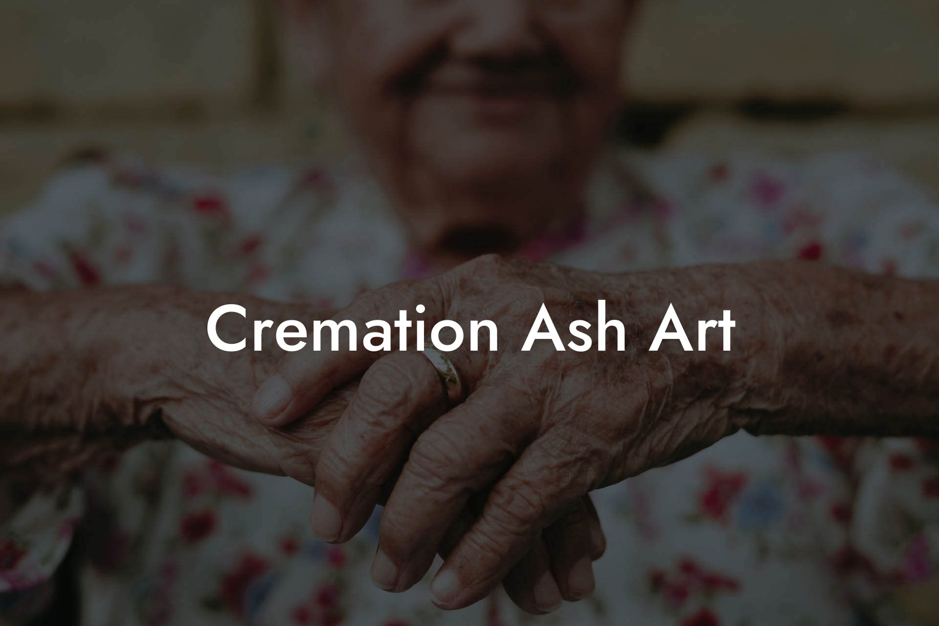 Cremation Ash Art