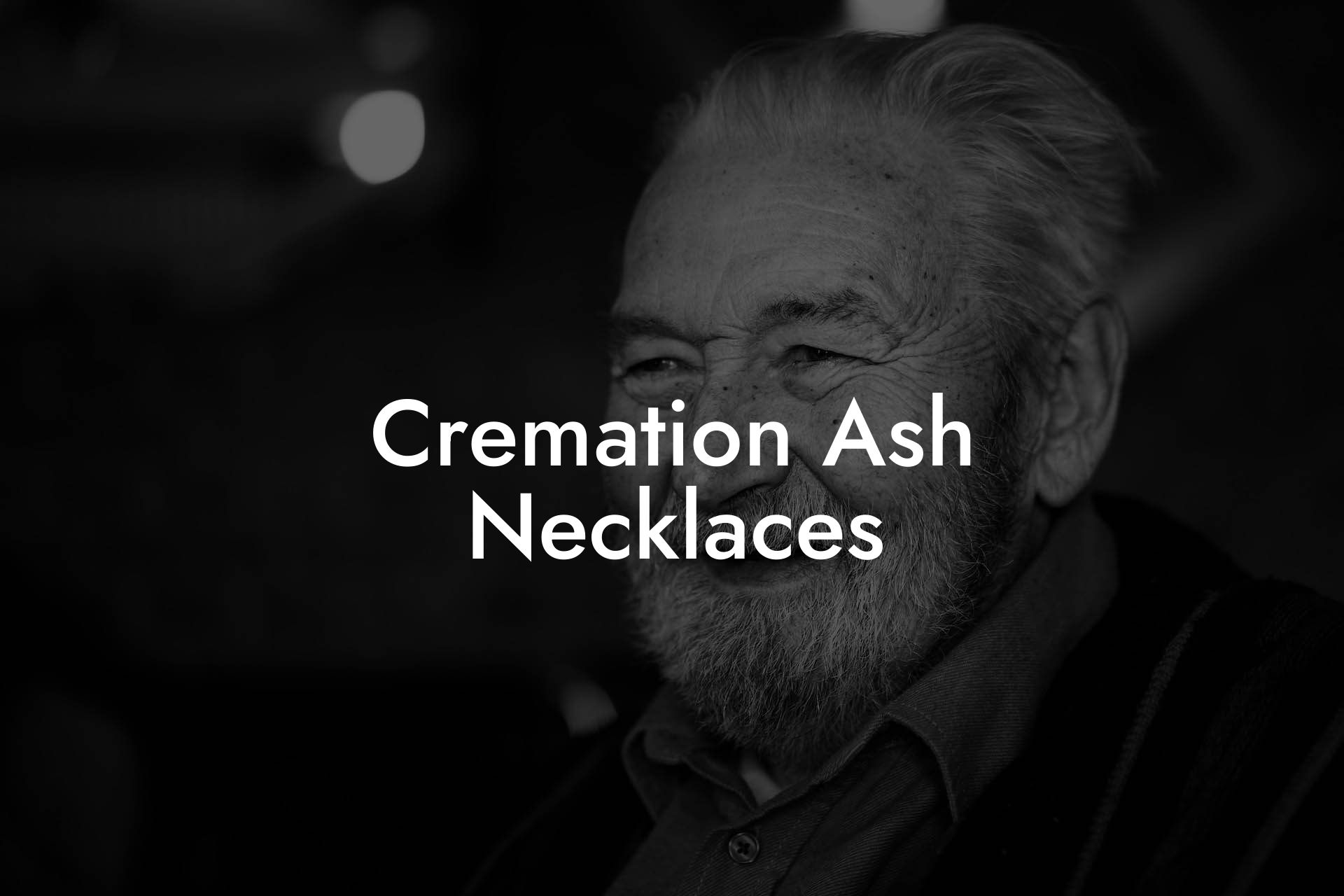 Cremation Ash Necklaces
