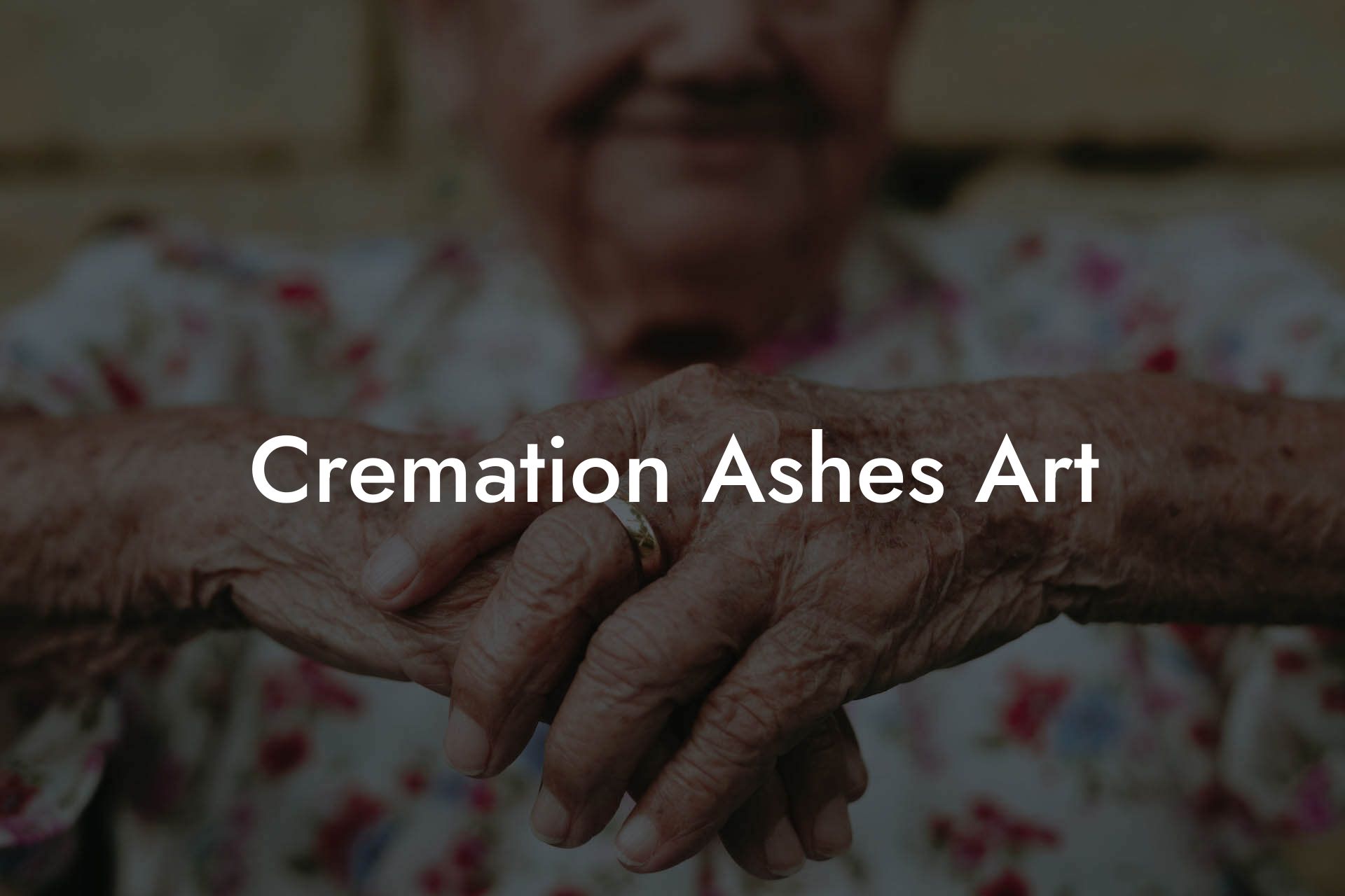 Cremation Ashes Art