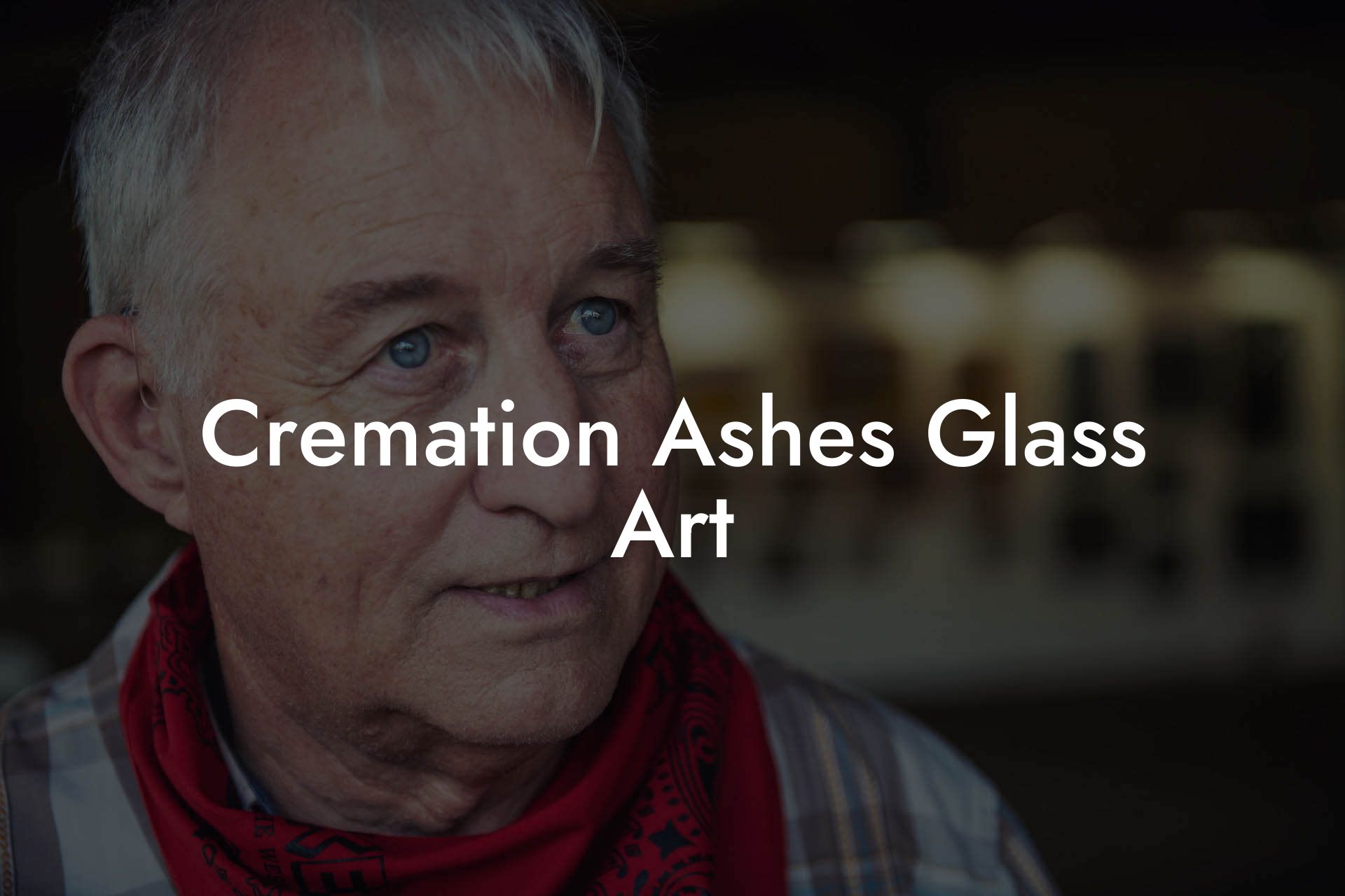 Cremation Ashes Glass Art