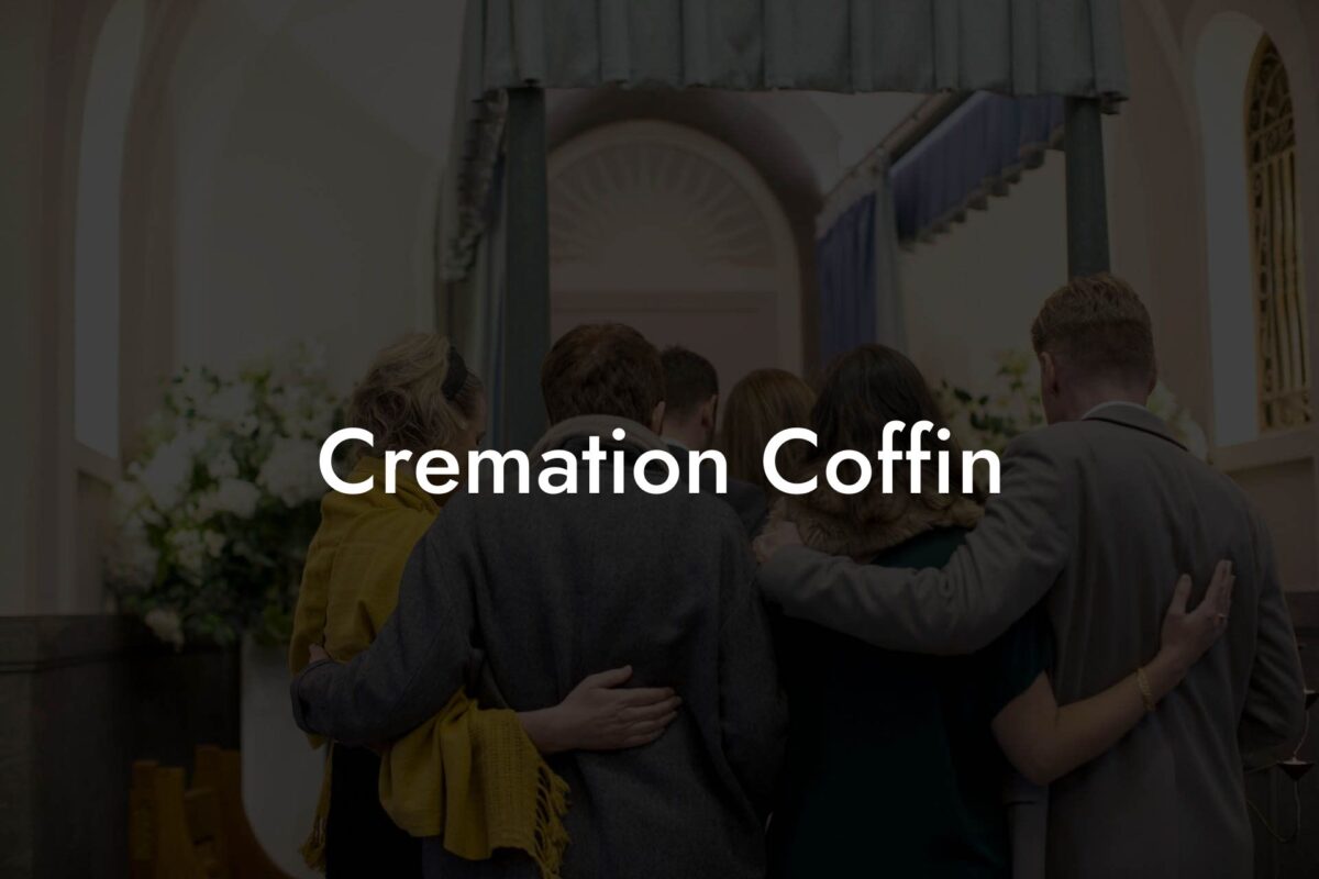 Cremation Coffin