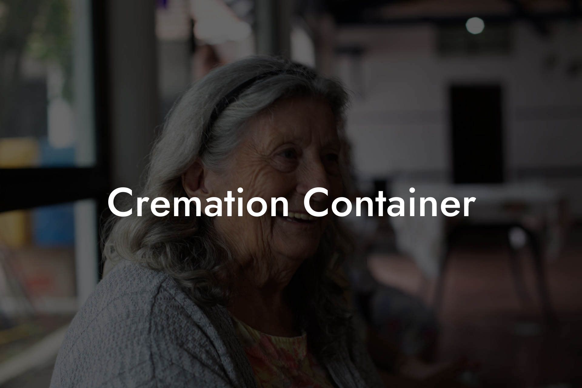 Cremation Container