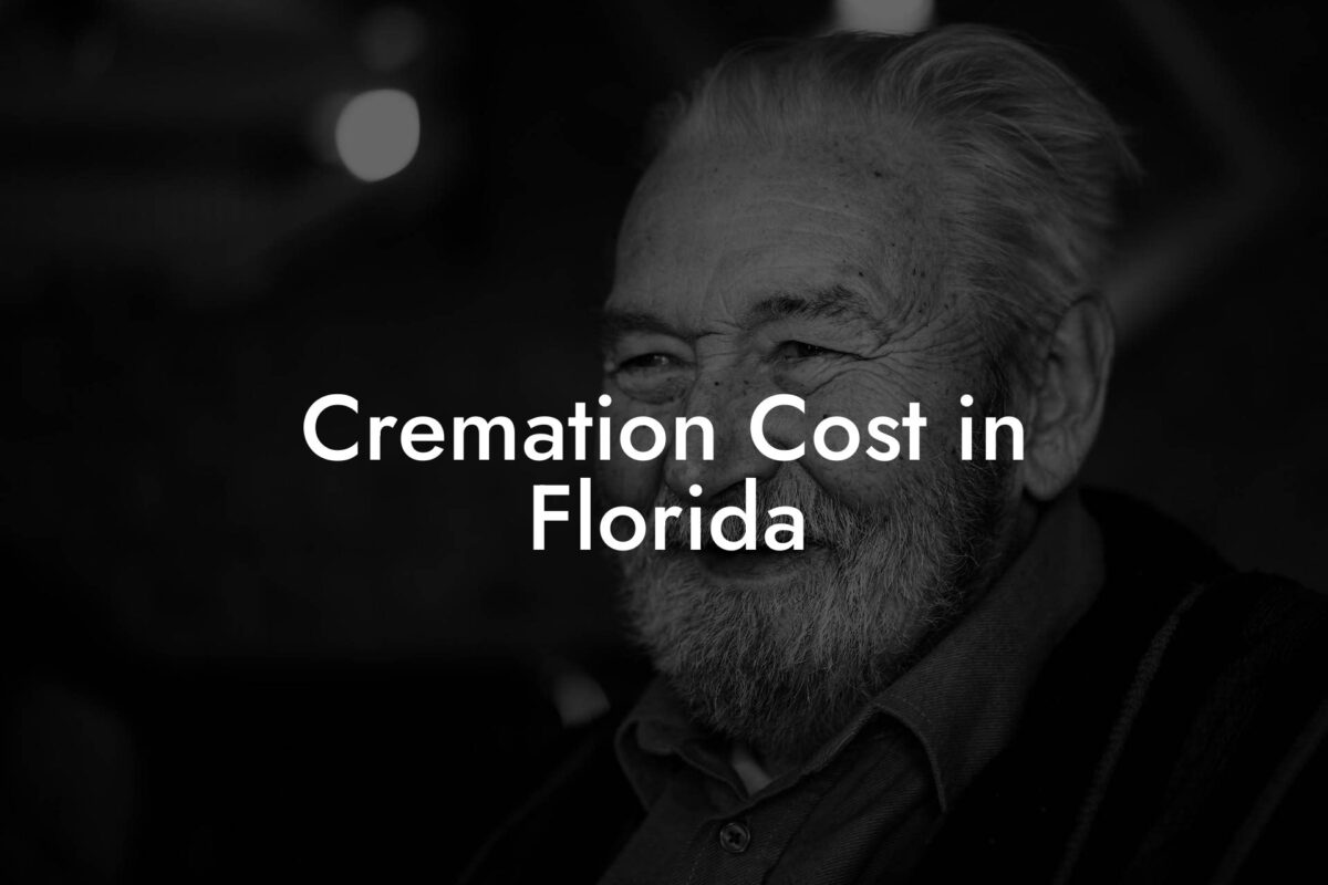 Cremation Cost in Florida