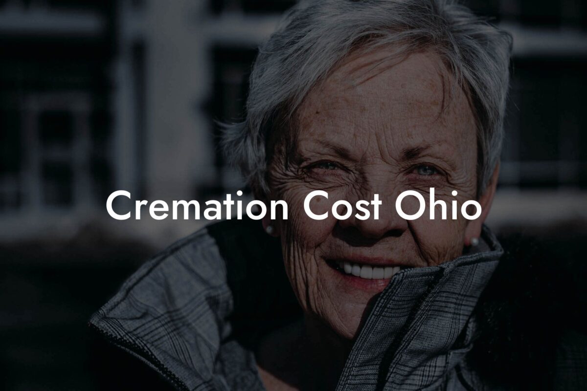 Cremation Cost Ohio