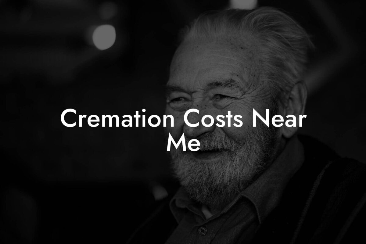 Cremation Costs Near Me