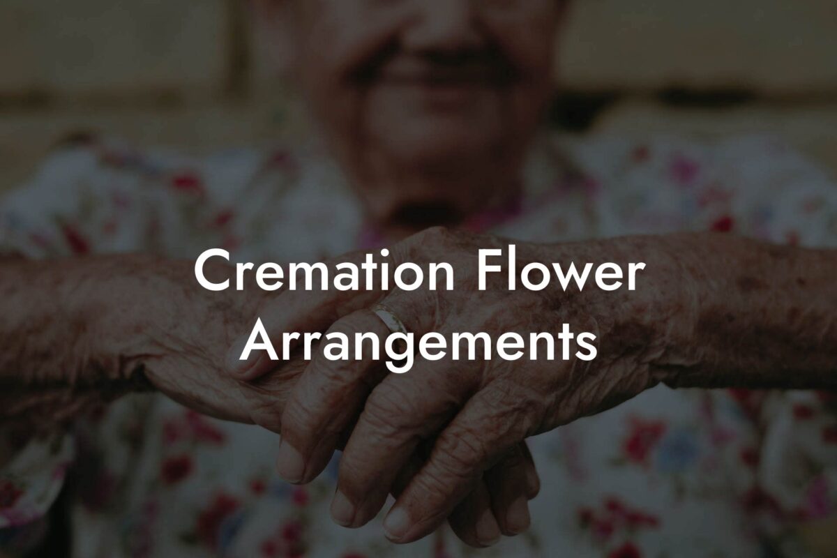 Cremation Flower Arrangements