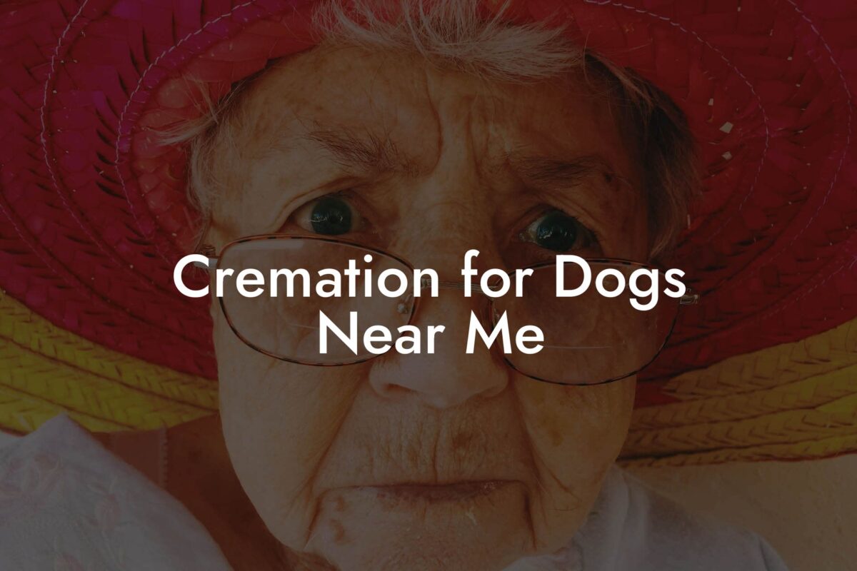 Cremation for Dogs Near Me