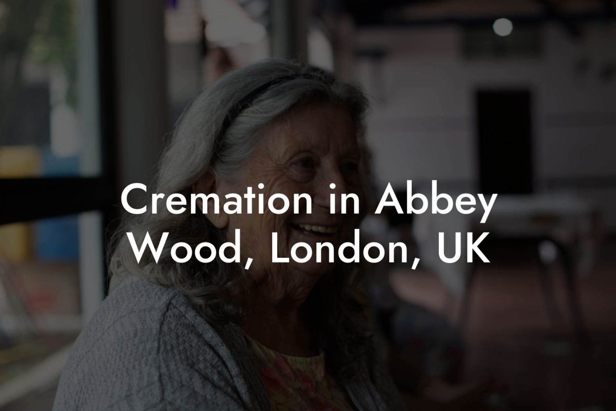 Cremation in Abbey Wood, London, UK