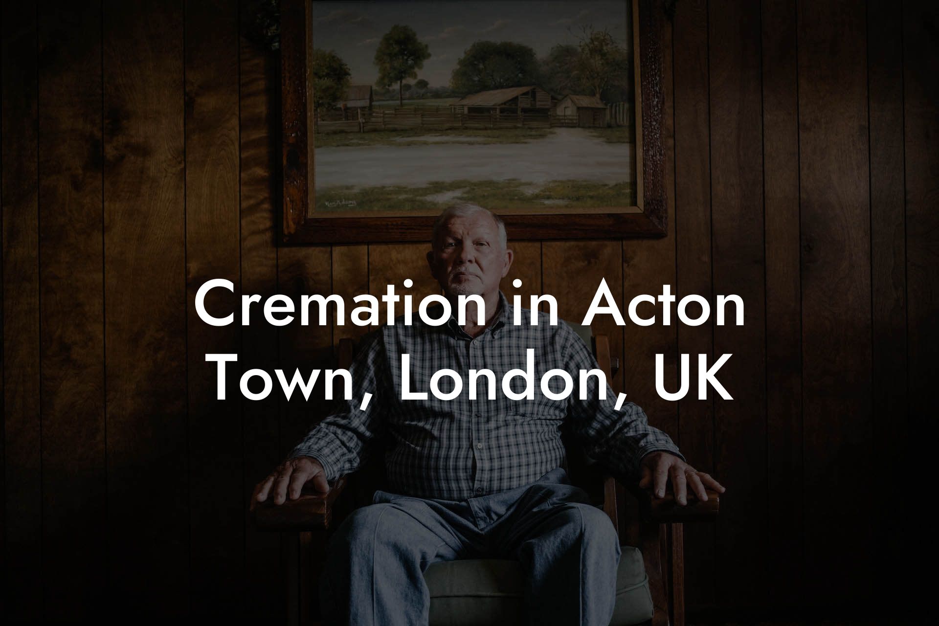 Cremation in Acton Town, London, UK
