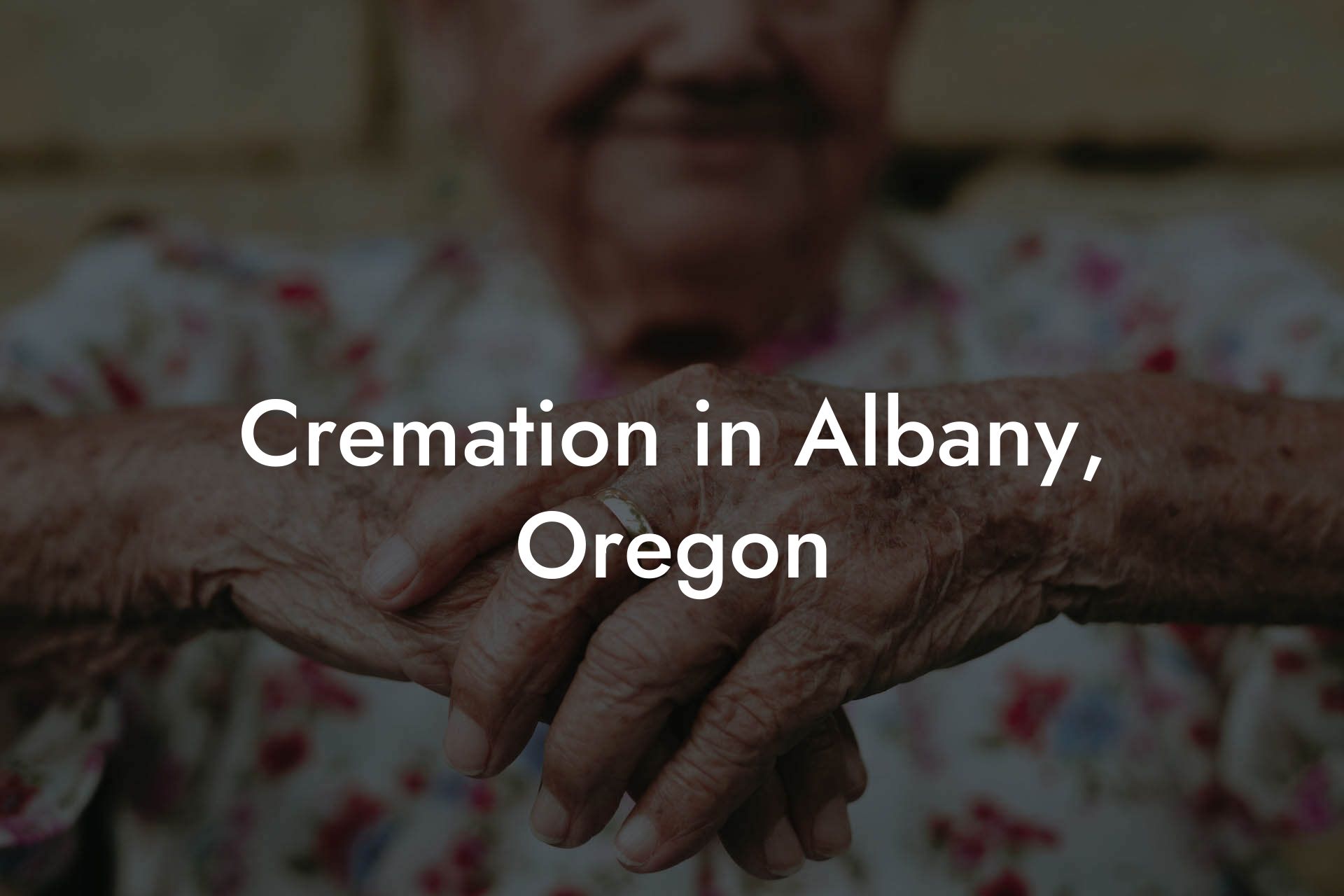 Cremation in Albany, Oregon