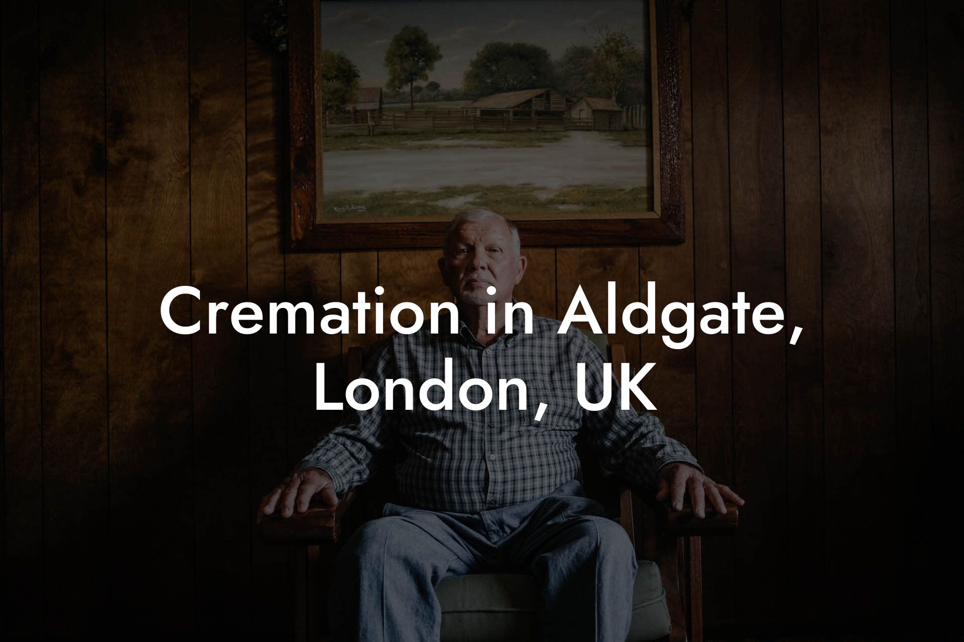 Cremation in Aldgate, London, UK