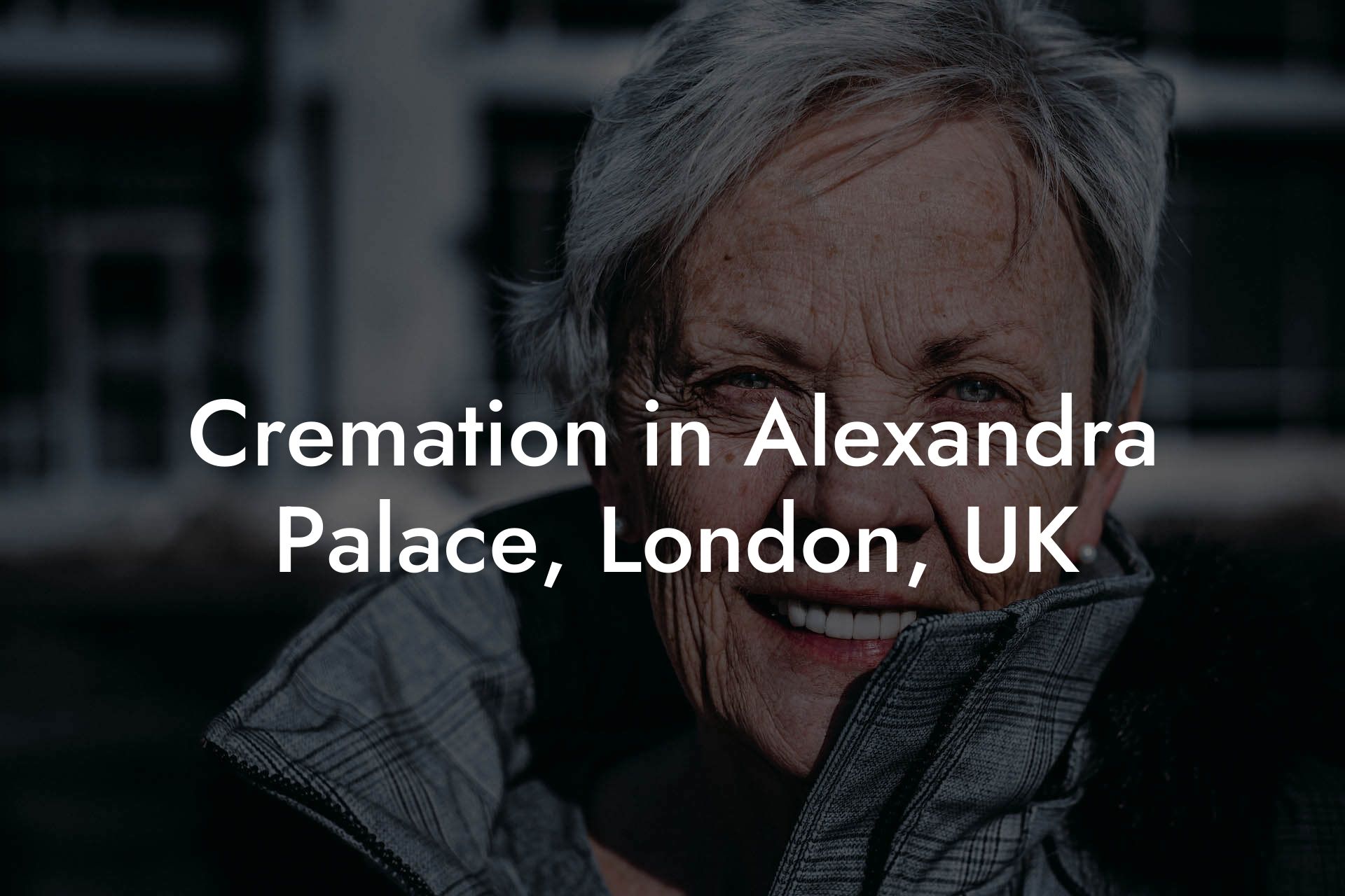 Cremation in Alexandra Palace, London, UK