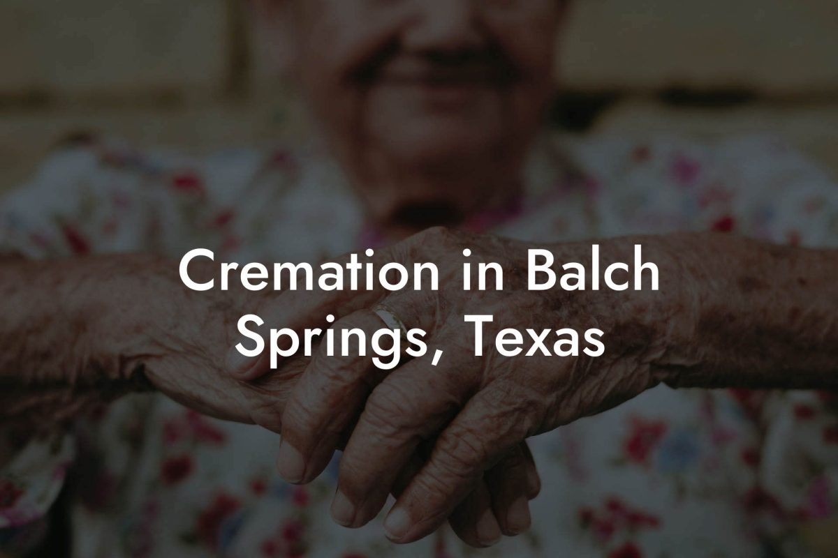 Cremation in Balch Springs, Texas