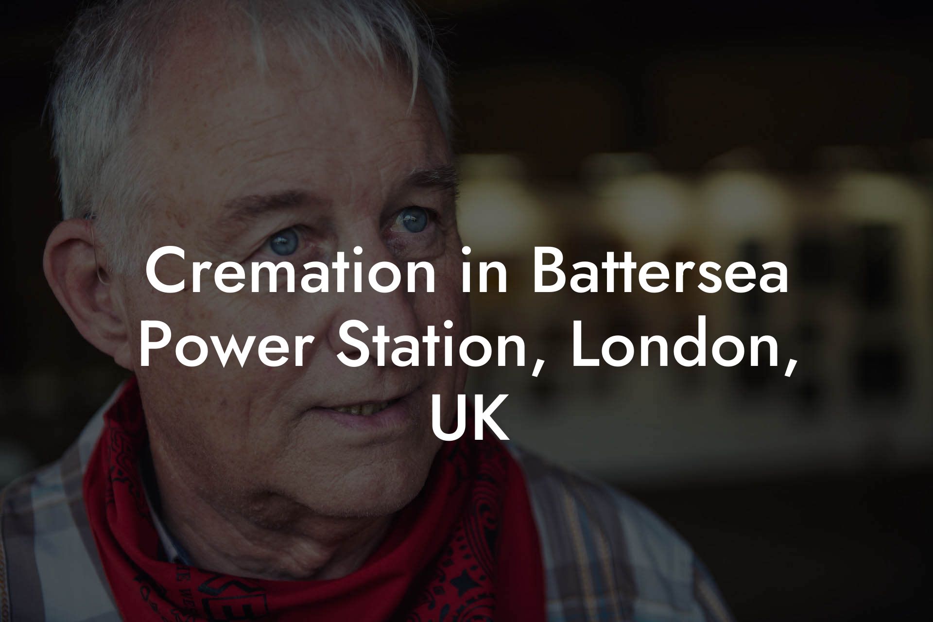 Cremation in Battersea Power Station, London, UK