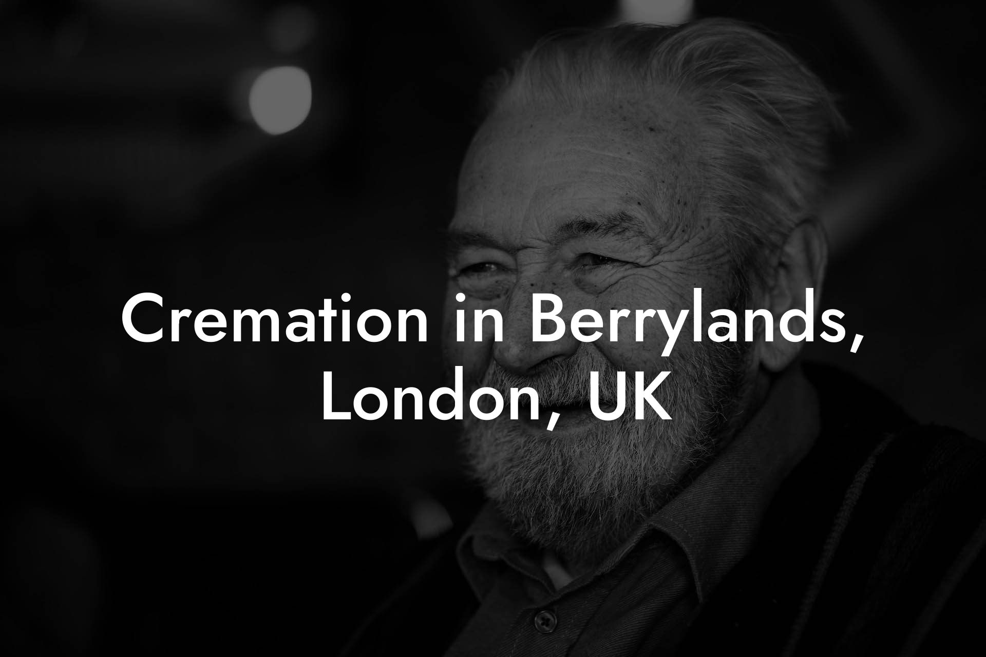 Cremation in Berrylands, London, UK