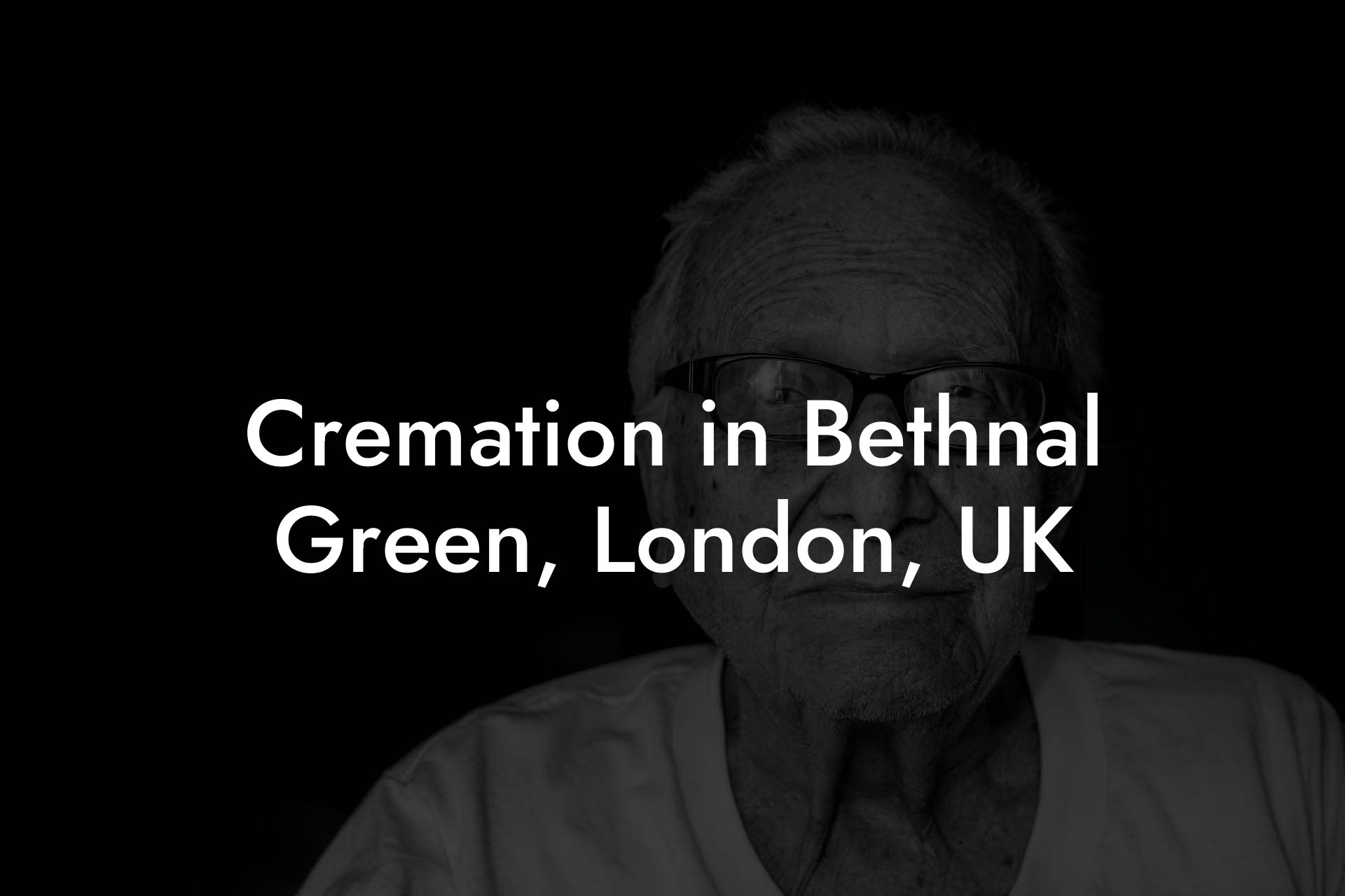 Cremation in Bethnal Green, London, UK
